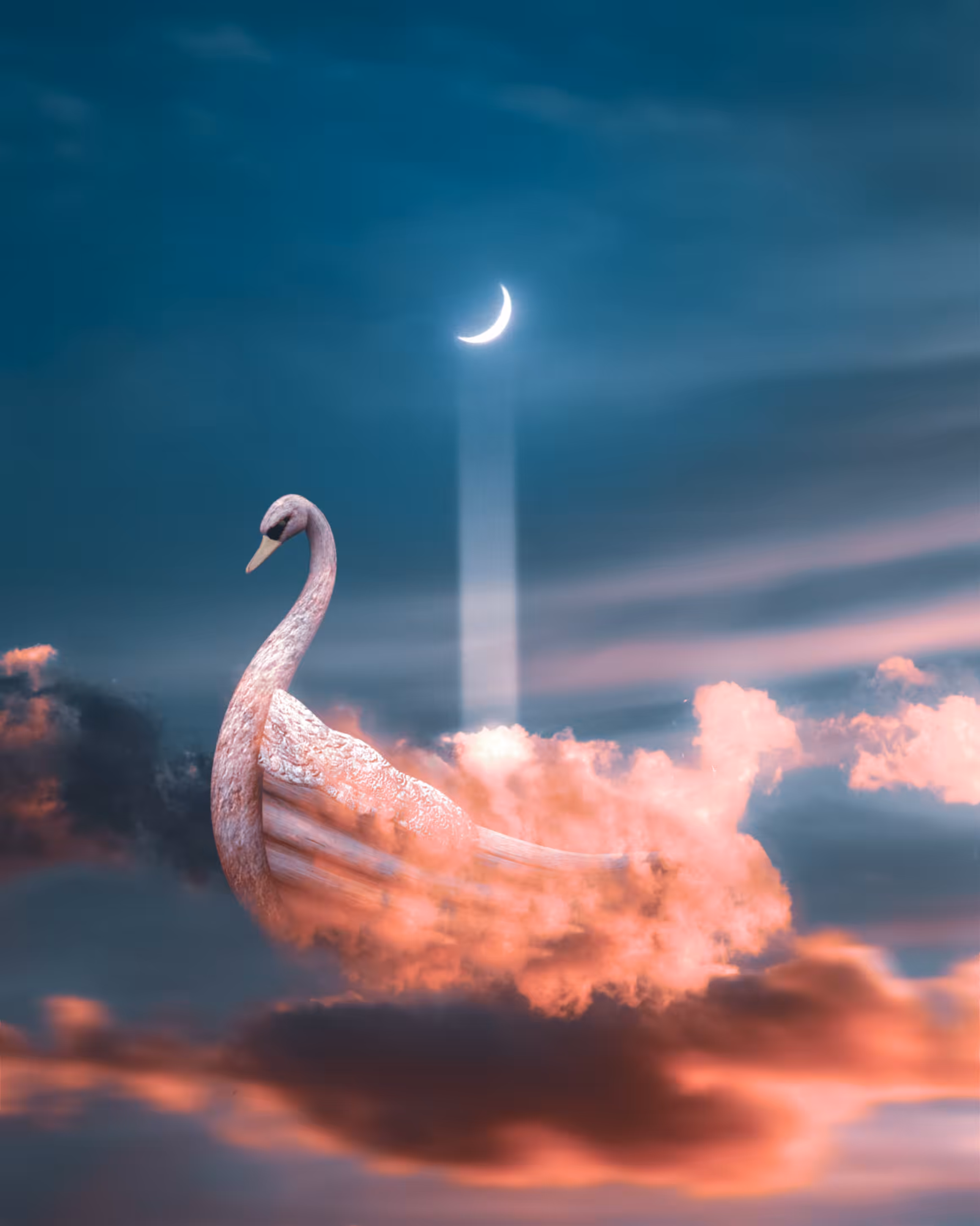Over clouds 