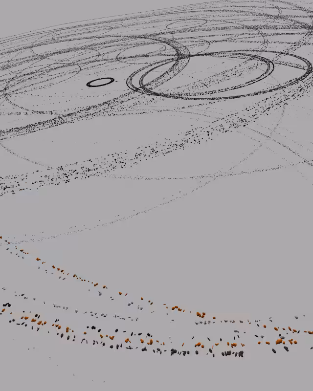 circle drops - 'the passenger' sketches #186