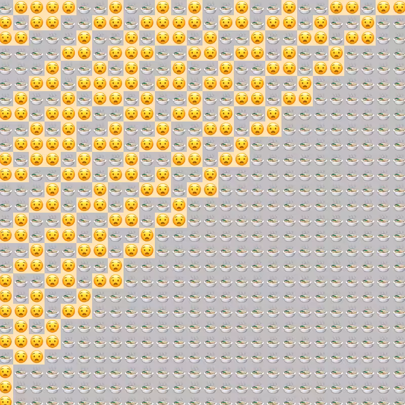 Elementary Cellular Emoji Automata #925