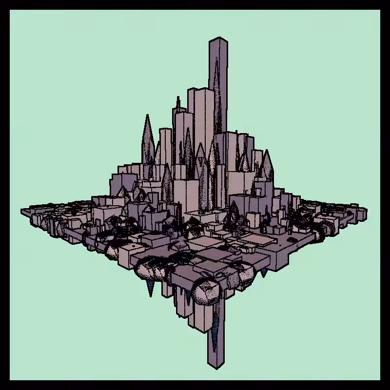 Crystal forest #16