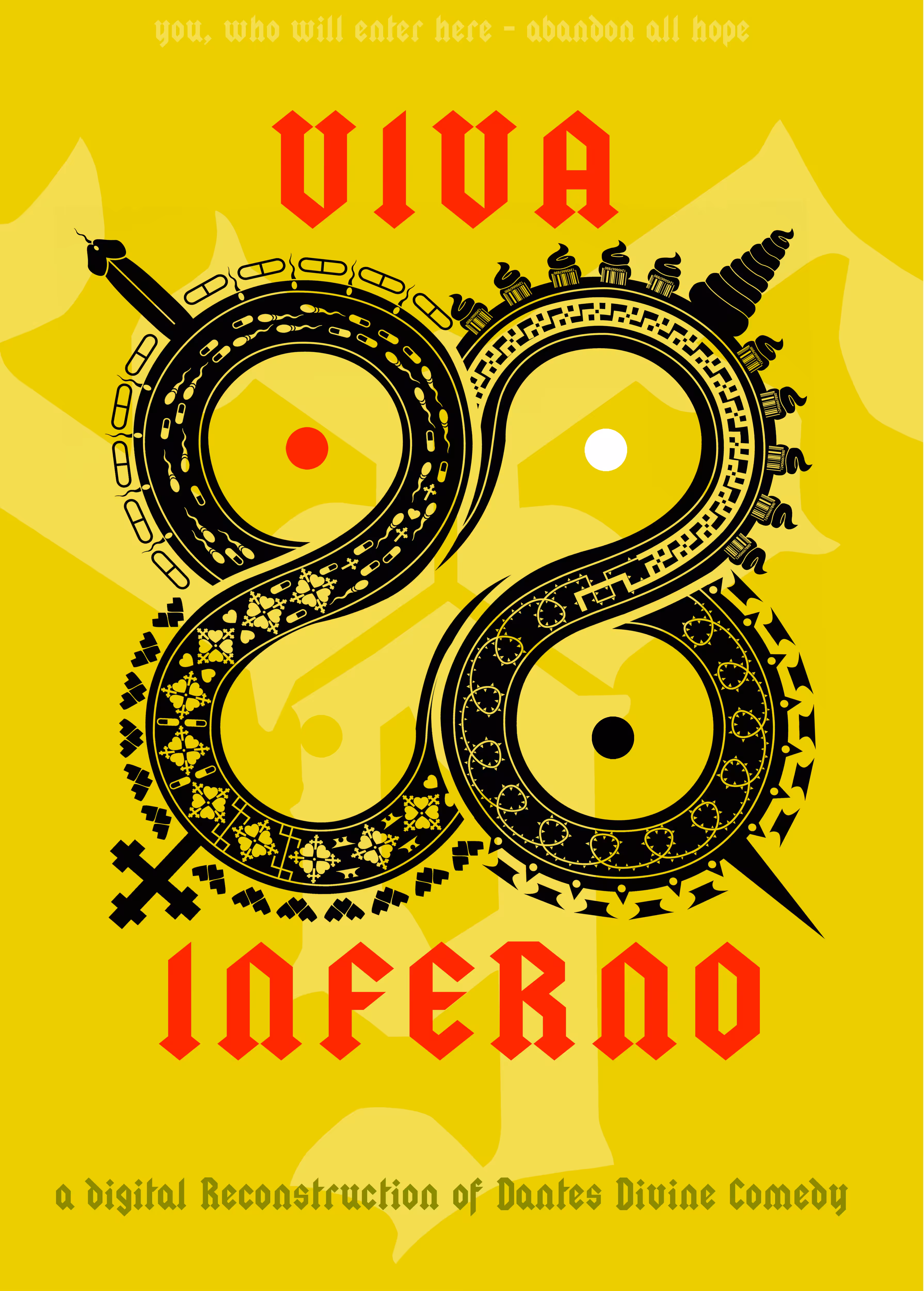 VIVA INFERNO - Hellcircle of Shit (Teaser Poster - Yellow)