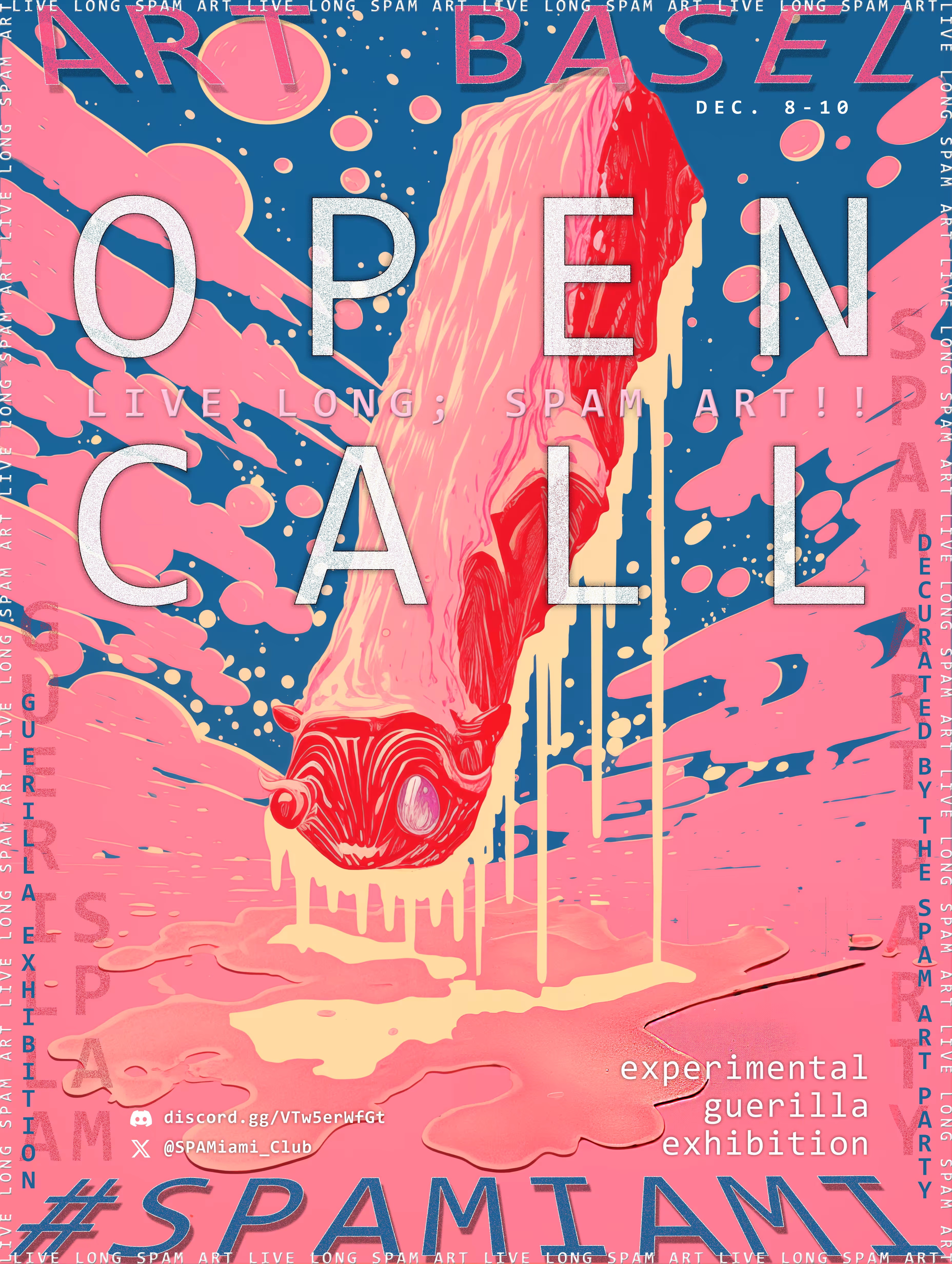 #SPAMiami 2023 Open Call Poster