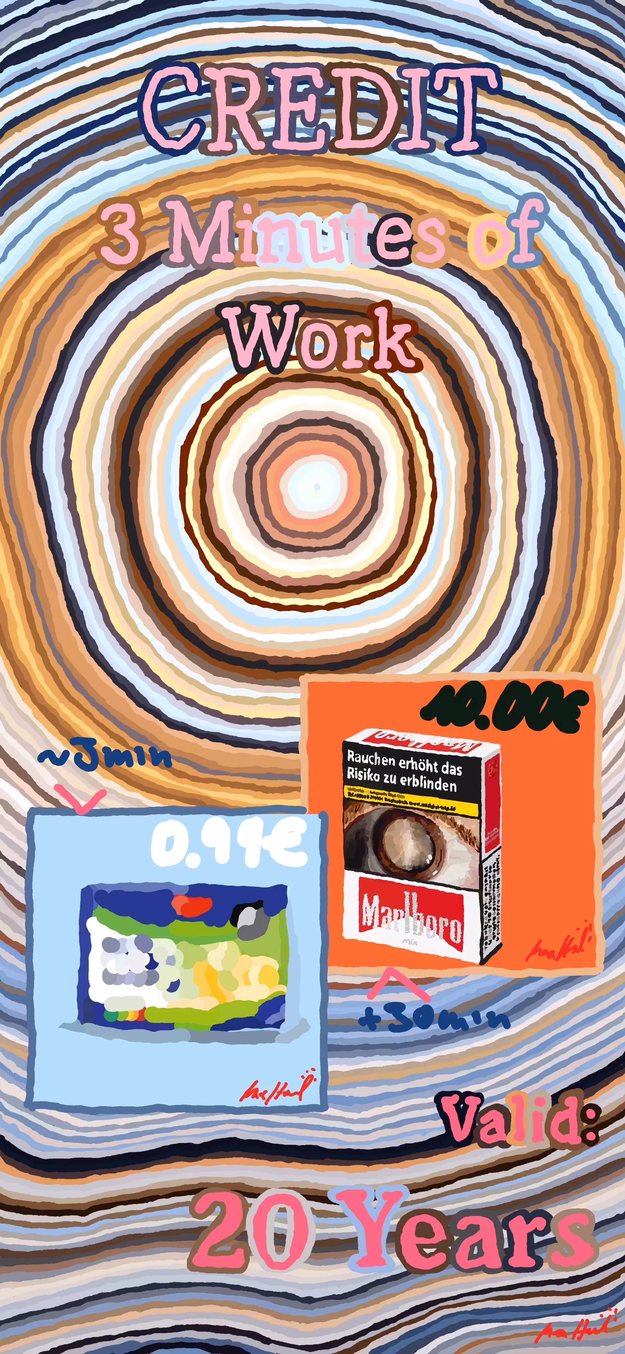 CREDIT for 3 Minutes of Work