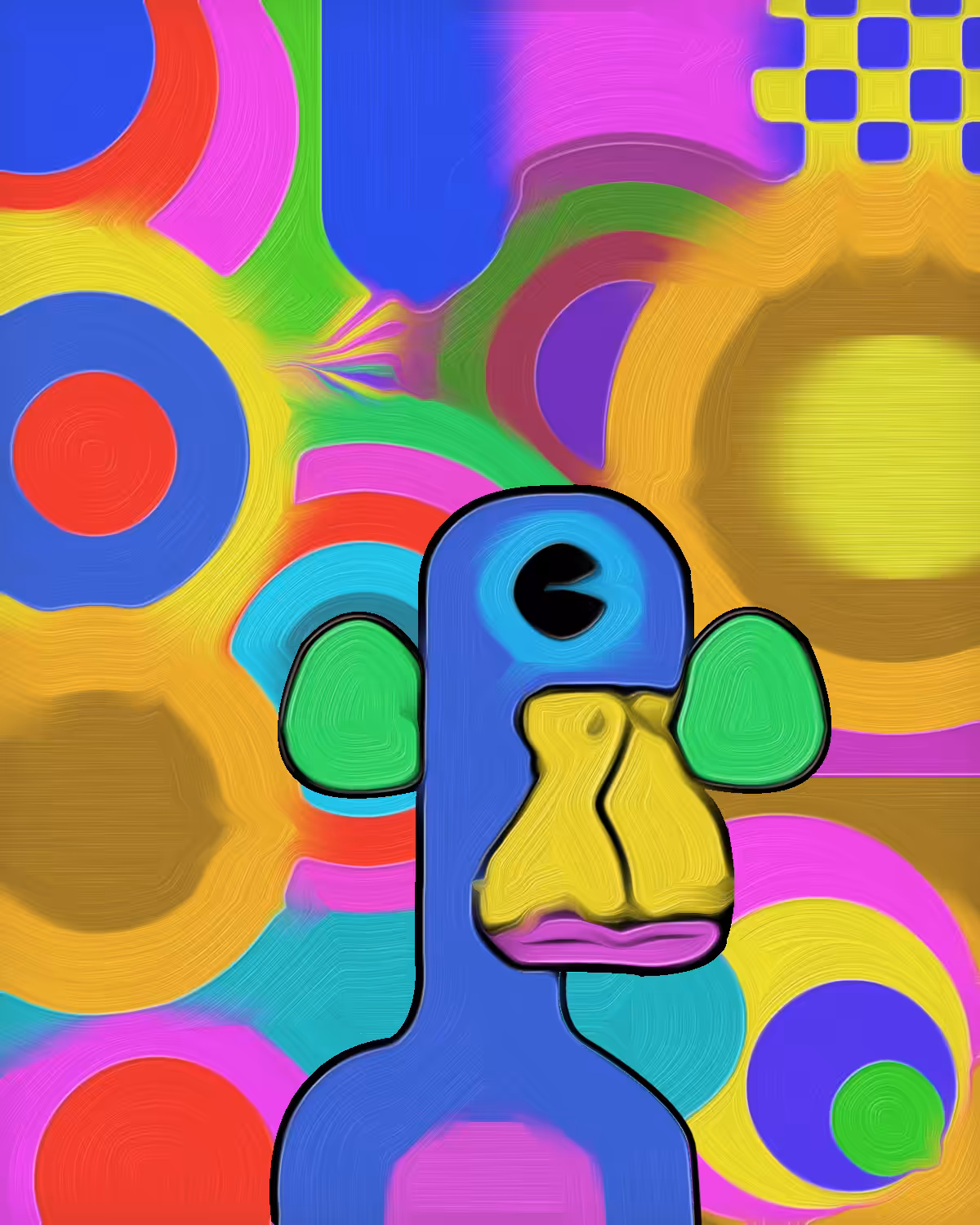 Ape Fingerpaint