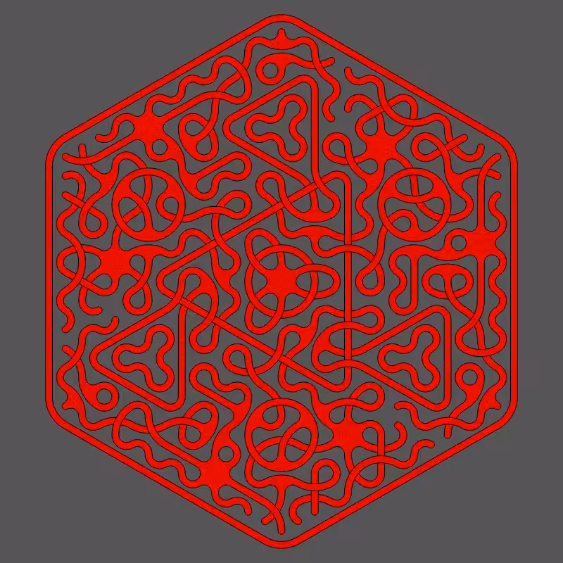 Threefold Symmetry - Dark Variations #60