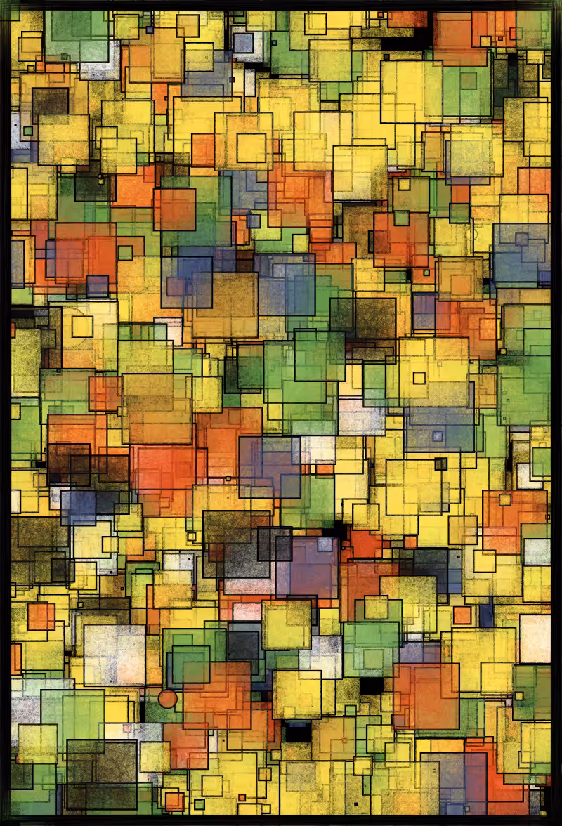 Circles In A Square World #33