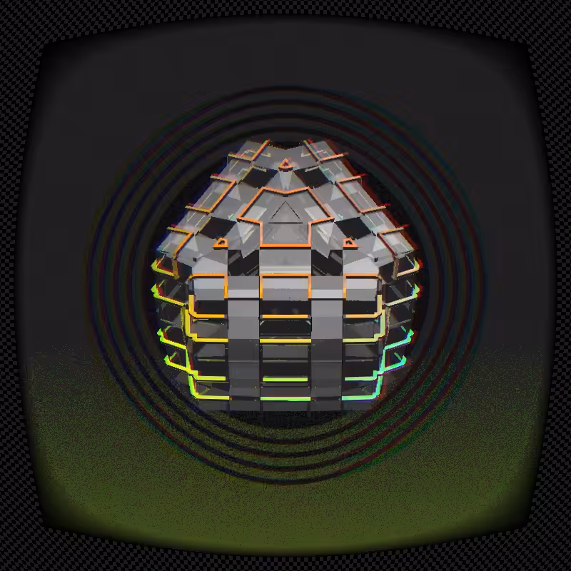 Glass kaleidoscope #11