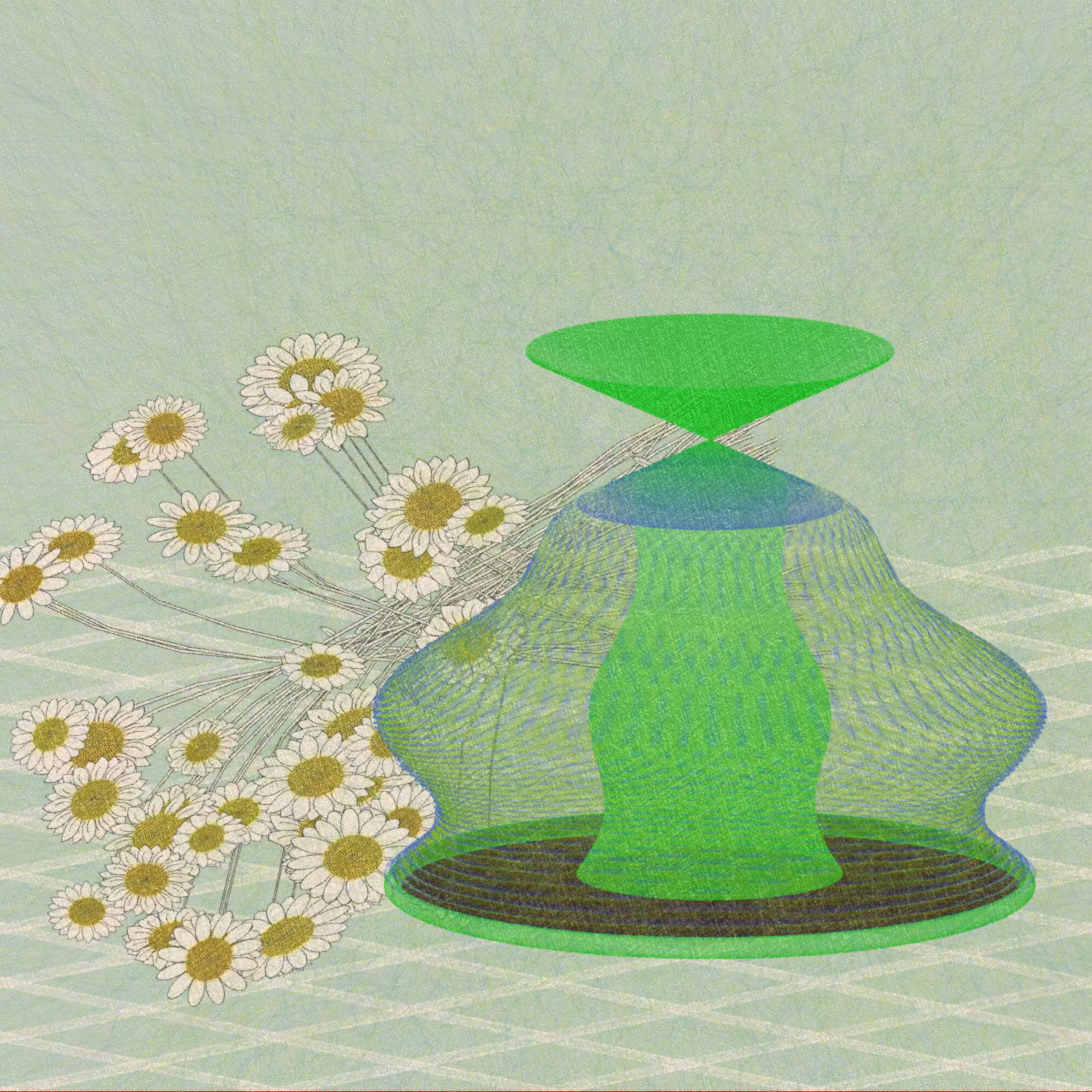 Vases and Daisies #10