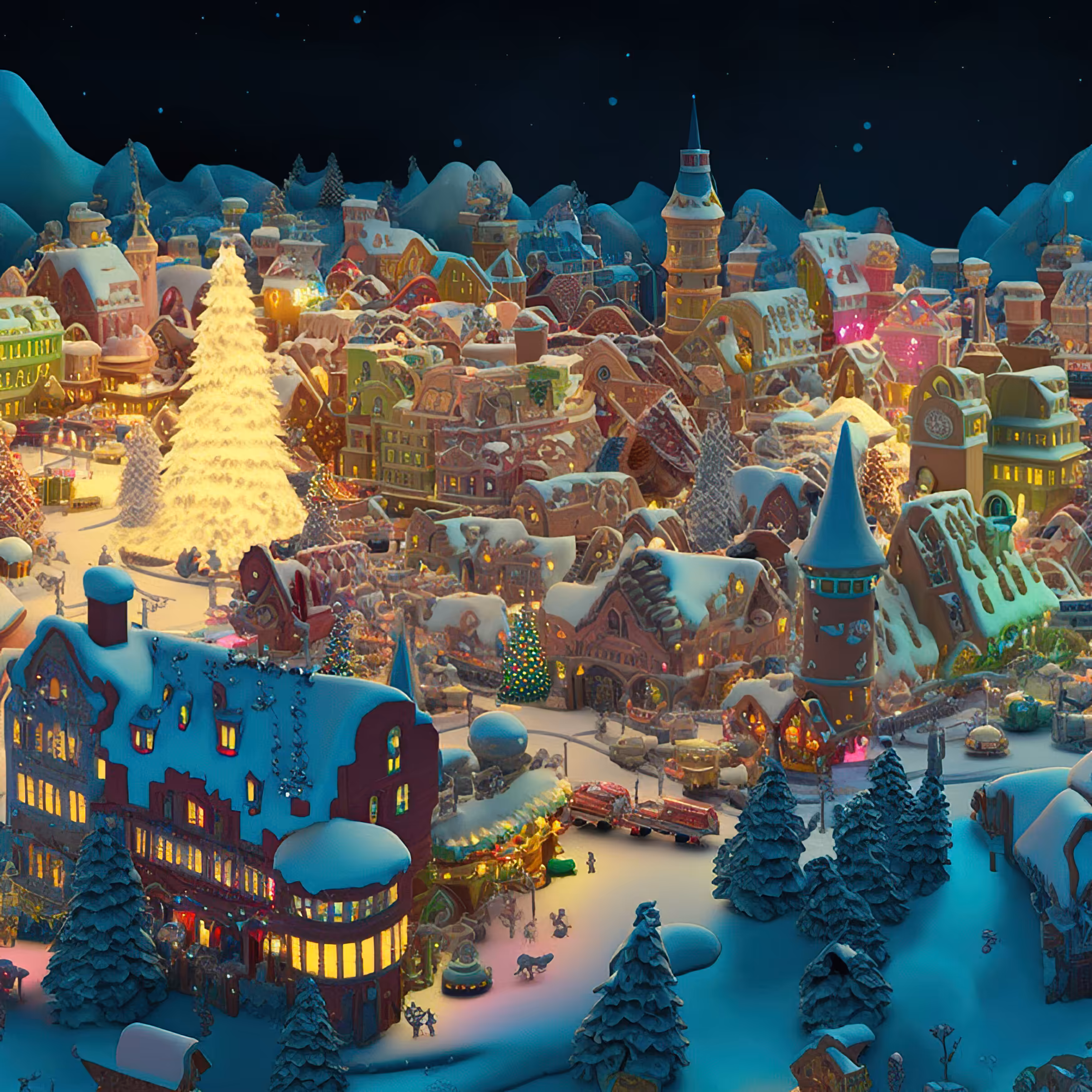 Holiday in Ginger Bread Town