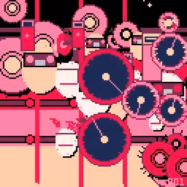 Mystical Co-Authorship 🕰️🌹 – Steampunk Red Rose NFT - Pixel_Dream_#125