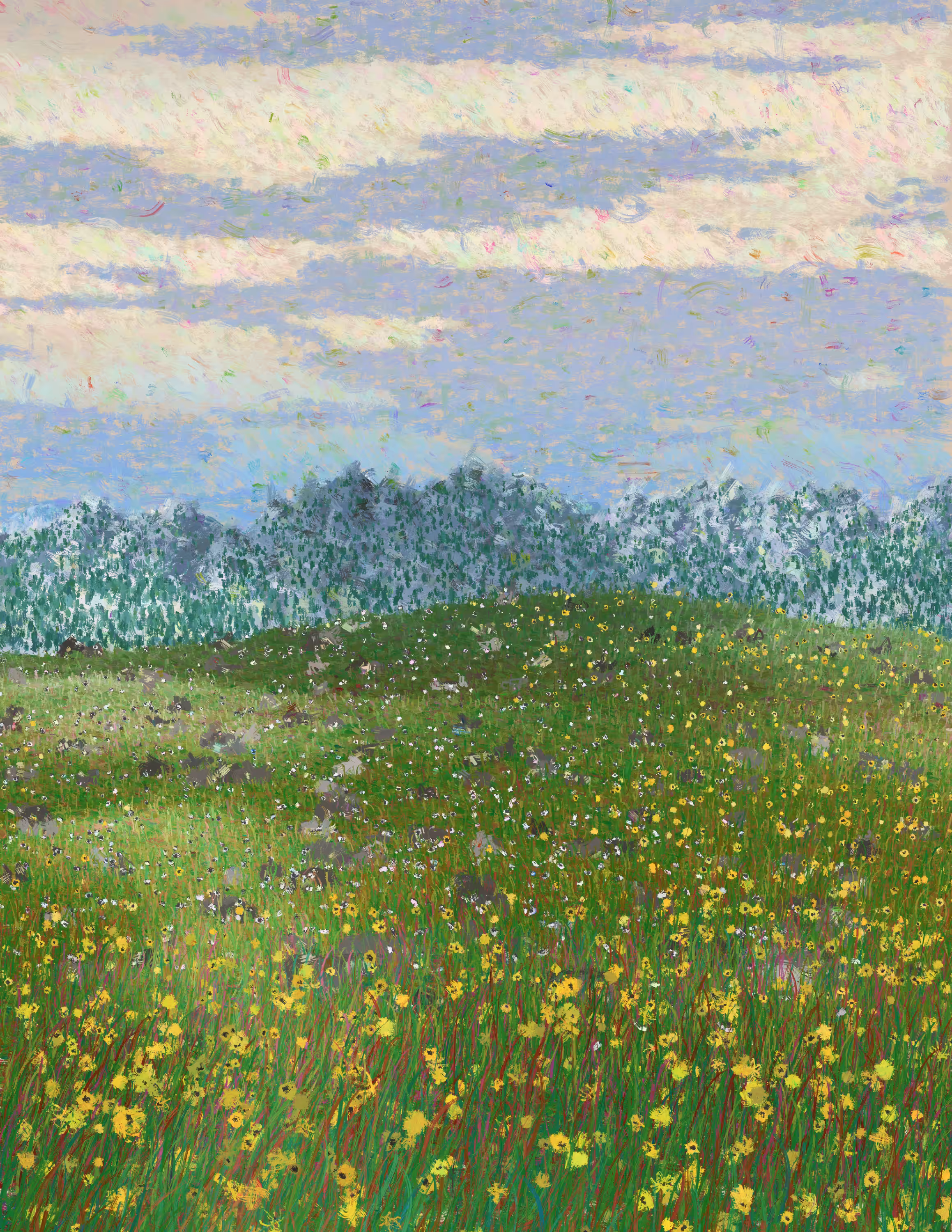 Yellow Flower Field