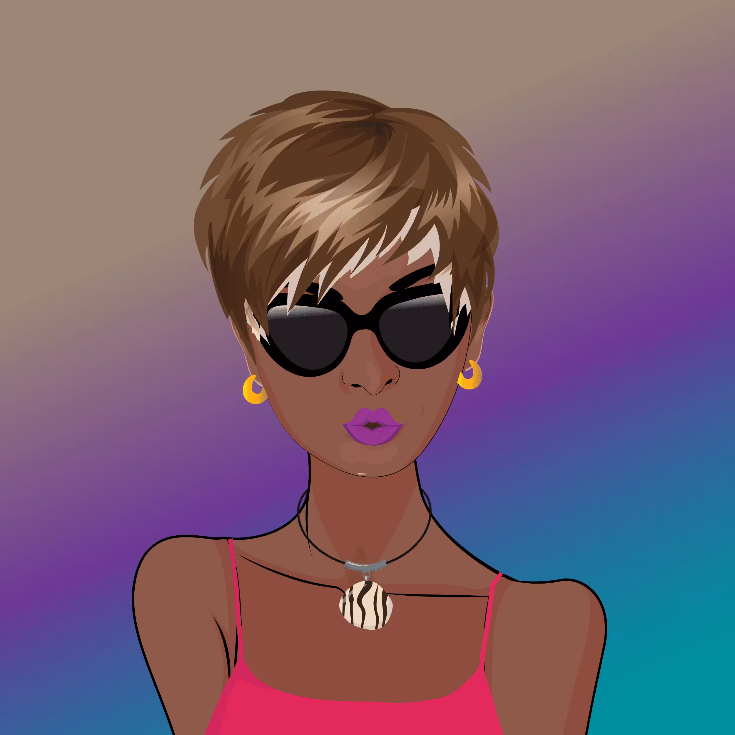 Cool Lady #1544