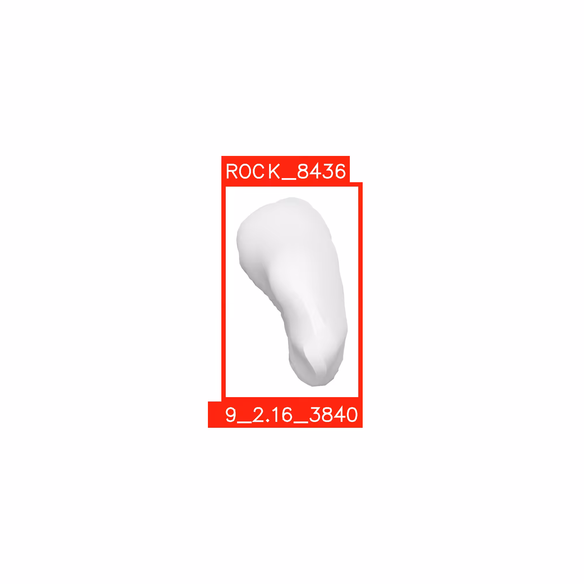 UNSHADED ROCKS: ROCK 8436