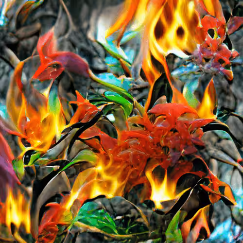 Collection "My Dreams": #80 - Garden burned