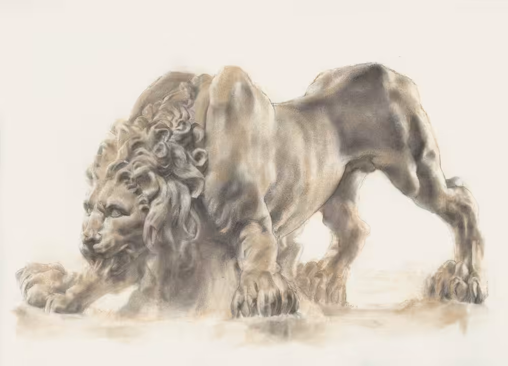 Old Master Study #2 // Bernini's Lion #1