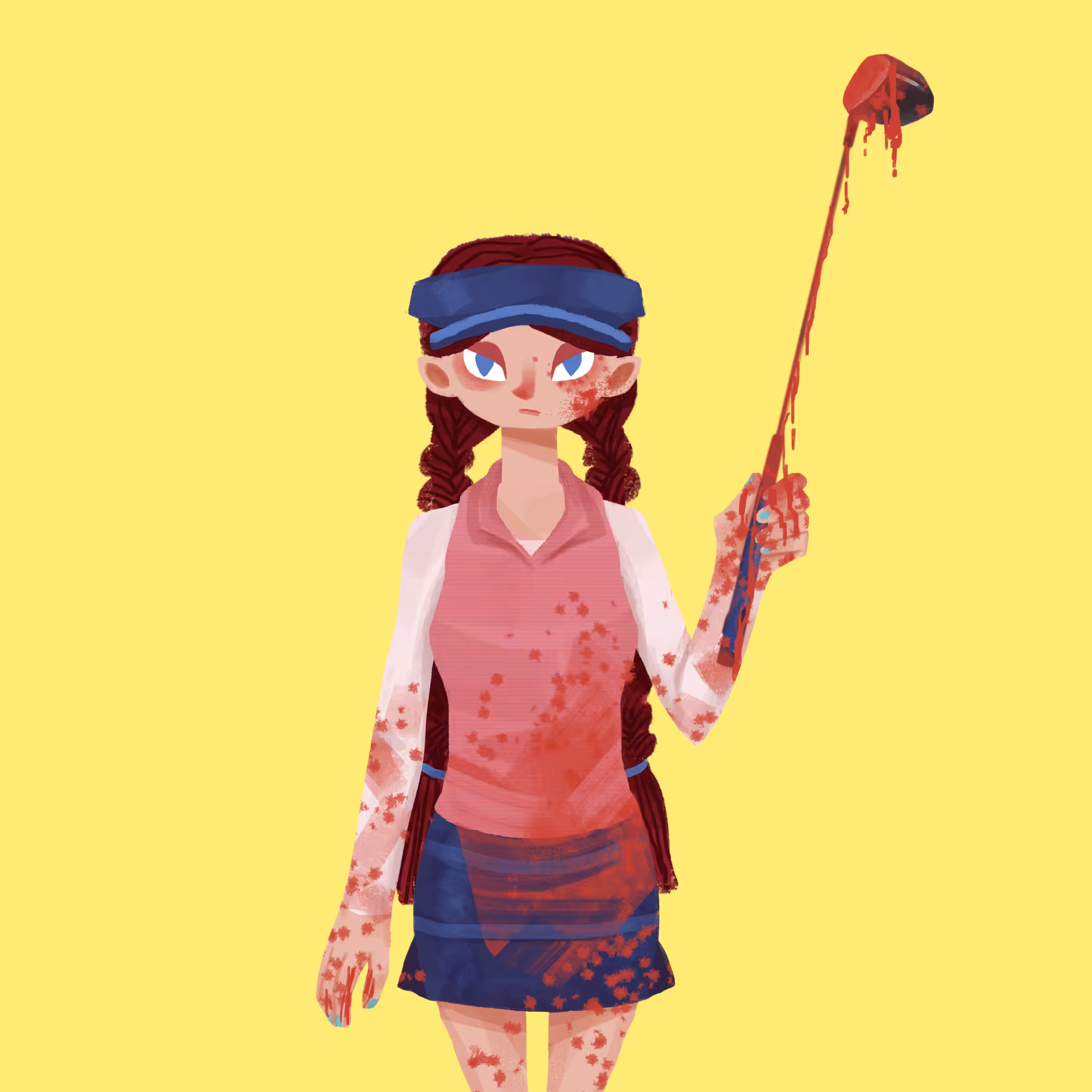 Rachel need to kill you with golf club #17