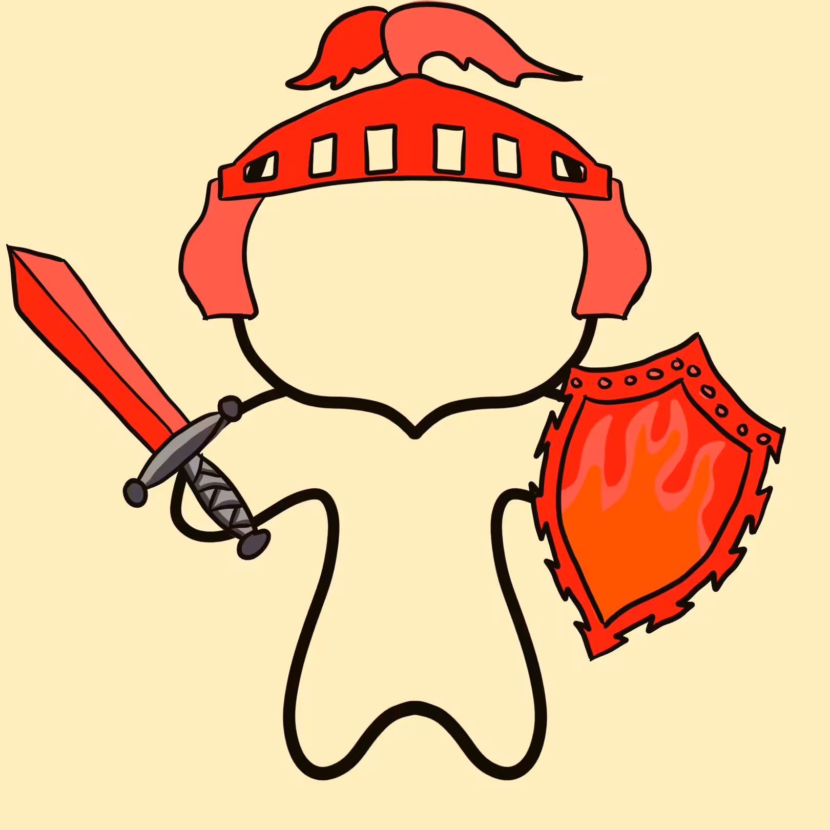 Splatter Punks - Accessories: Splatter Punks Accessories - Red Knight Set /1