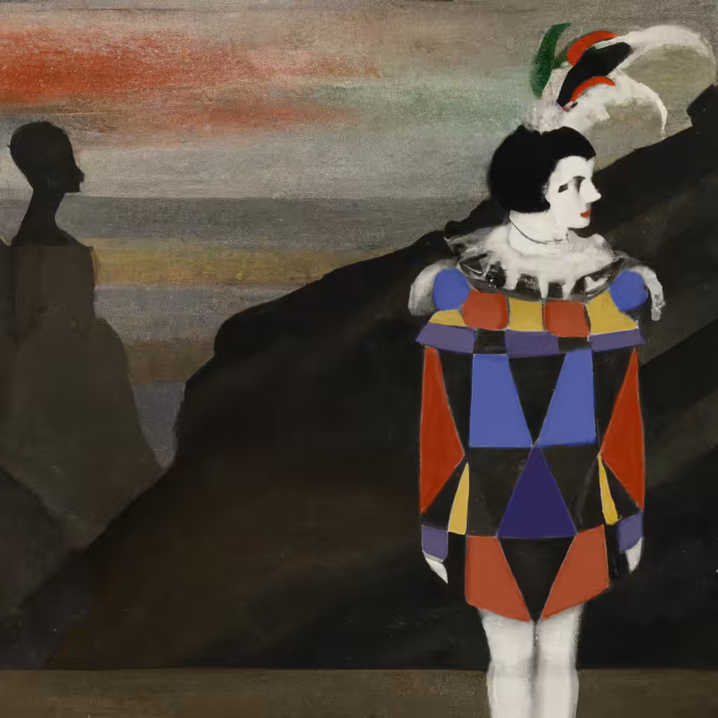 Harlequin Dream | Feather Hat  