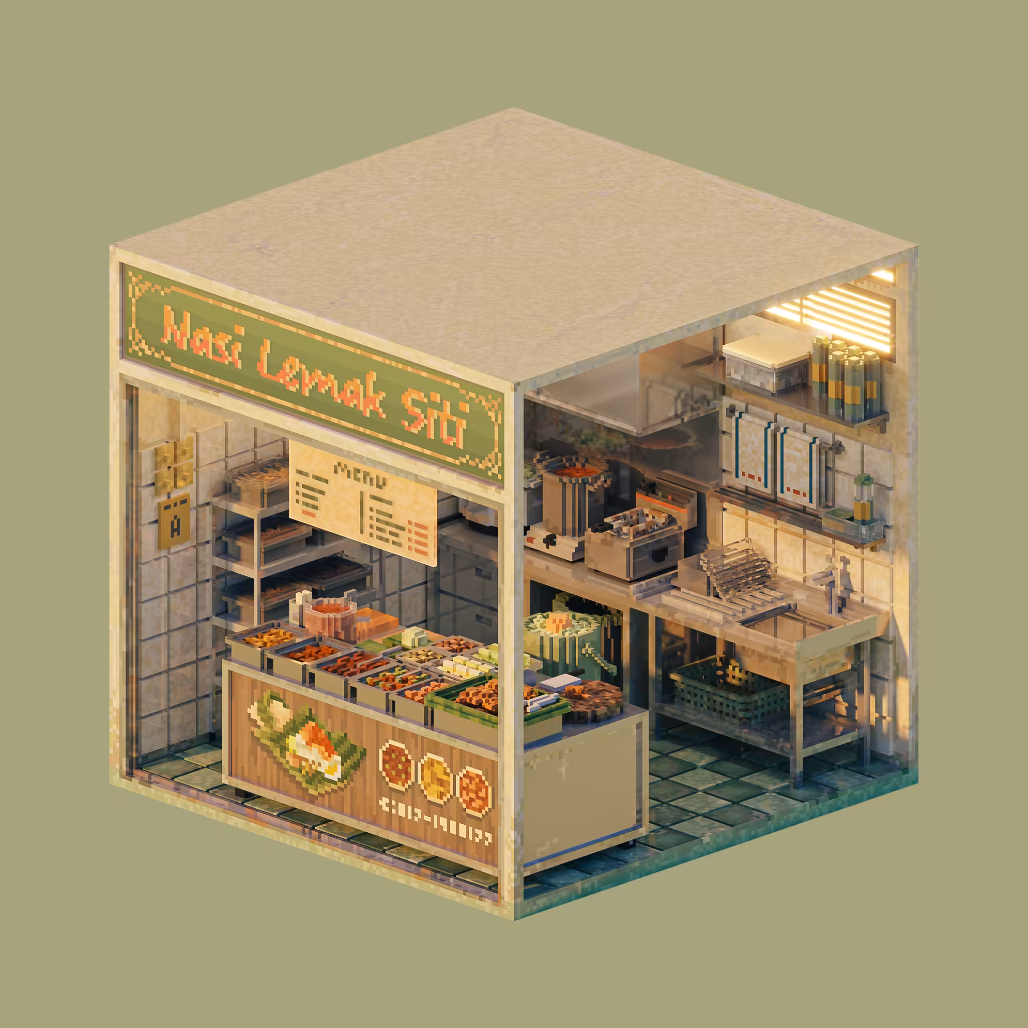 Nasi Lemak Stall