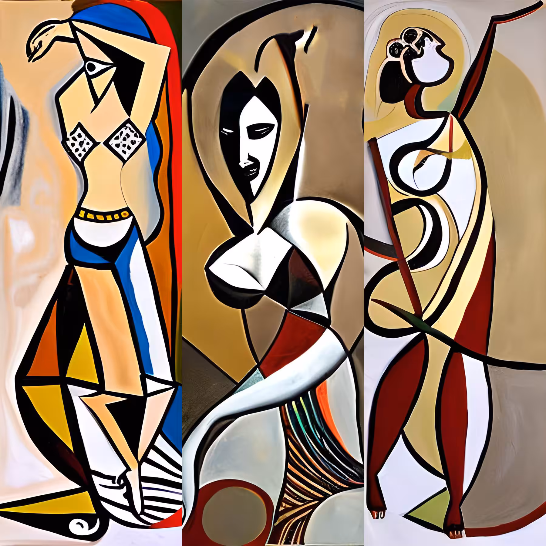 Cubism Dancers #4