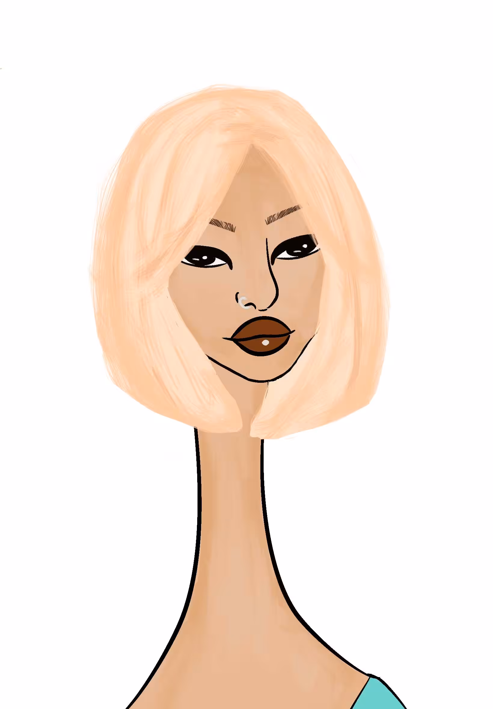 Long Neckie Ladies: Long Neckie Lady #1756