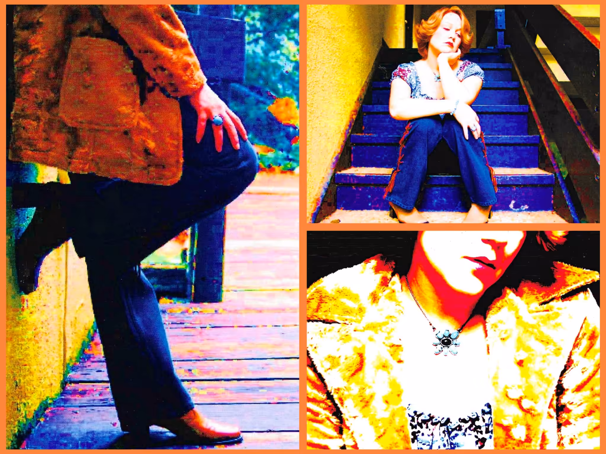1/1 Collage Art : Technicolor Melancholy