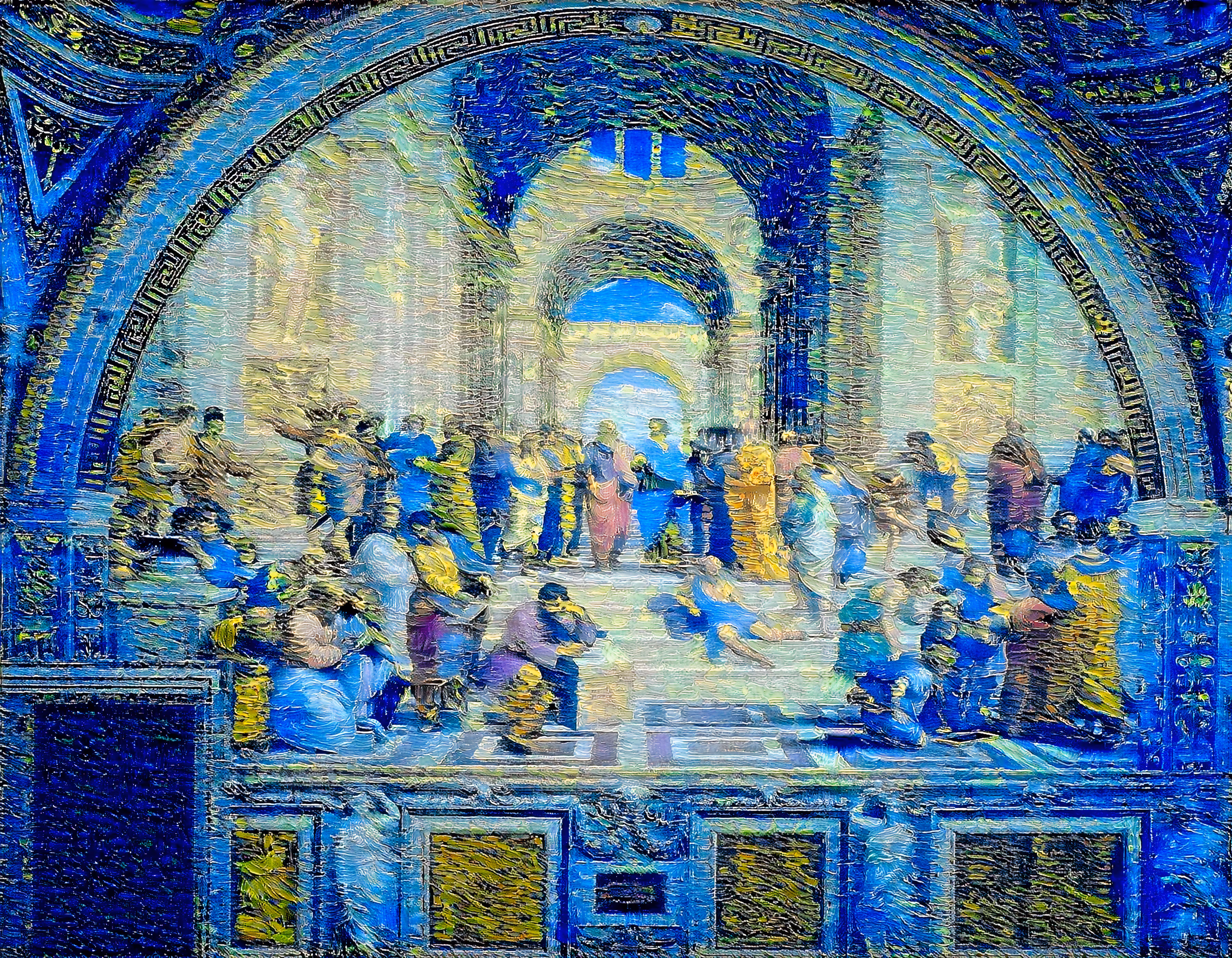 A Starry Night Over Athens - Origins No. 2