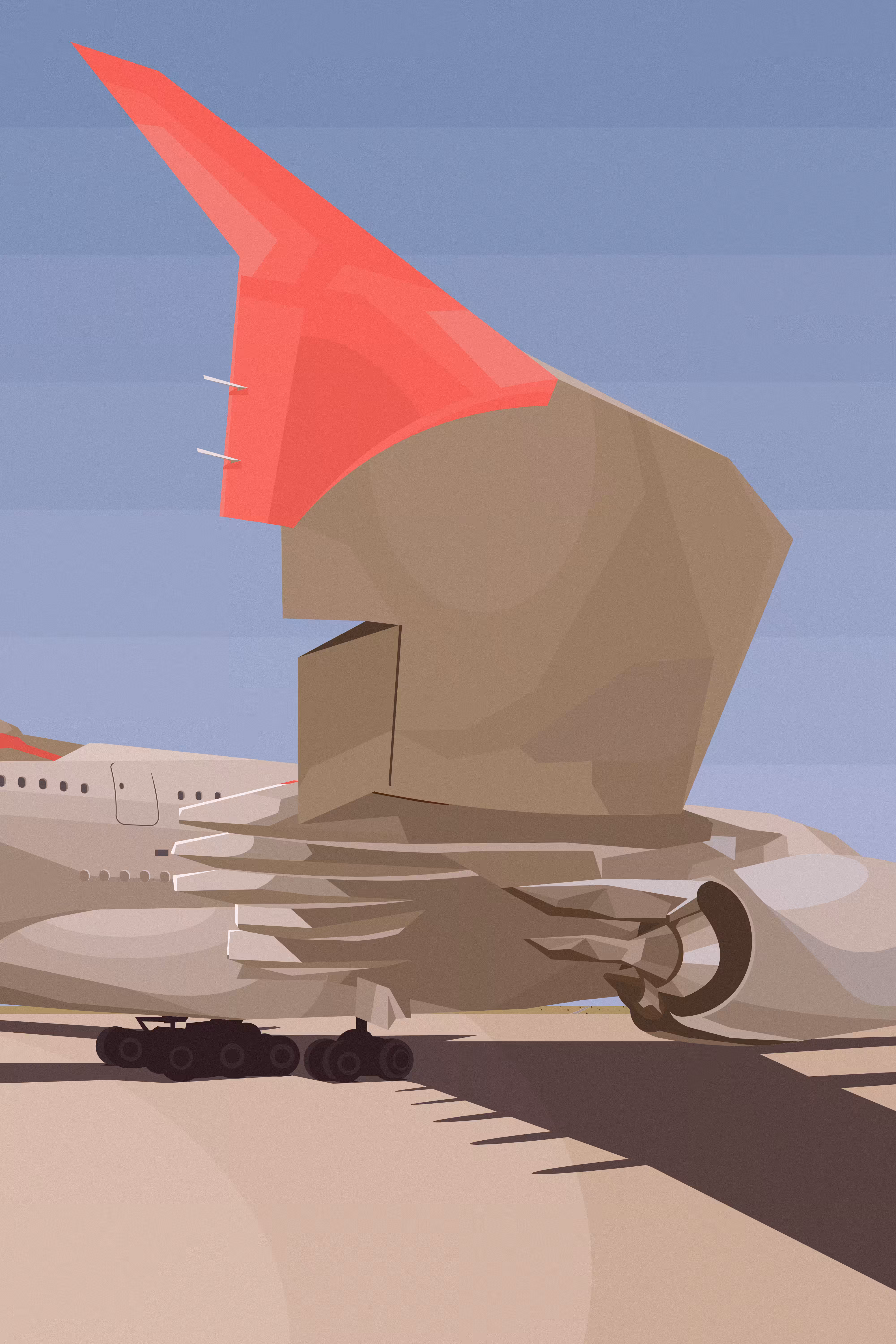 broken plane