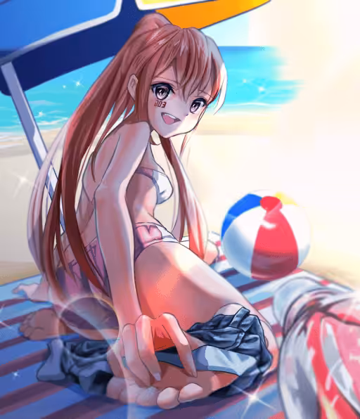 Let's go in the ocean together