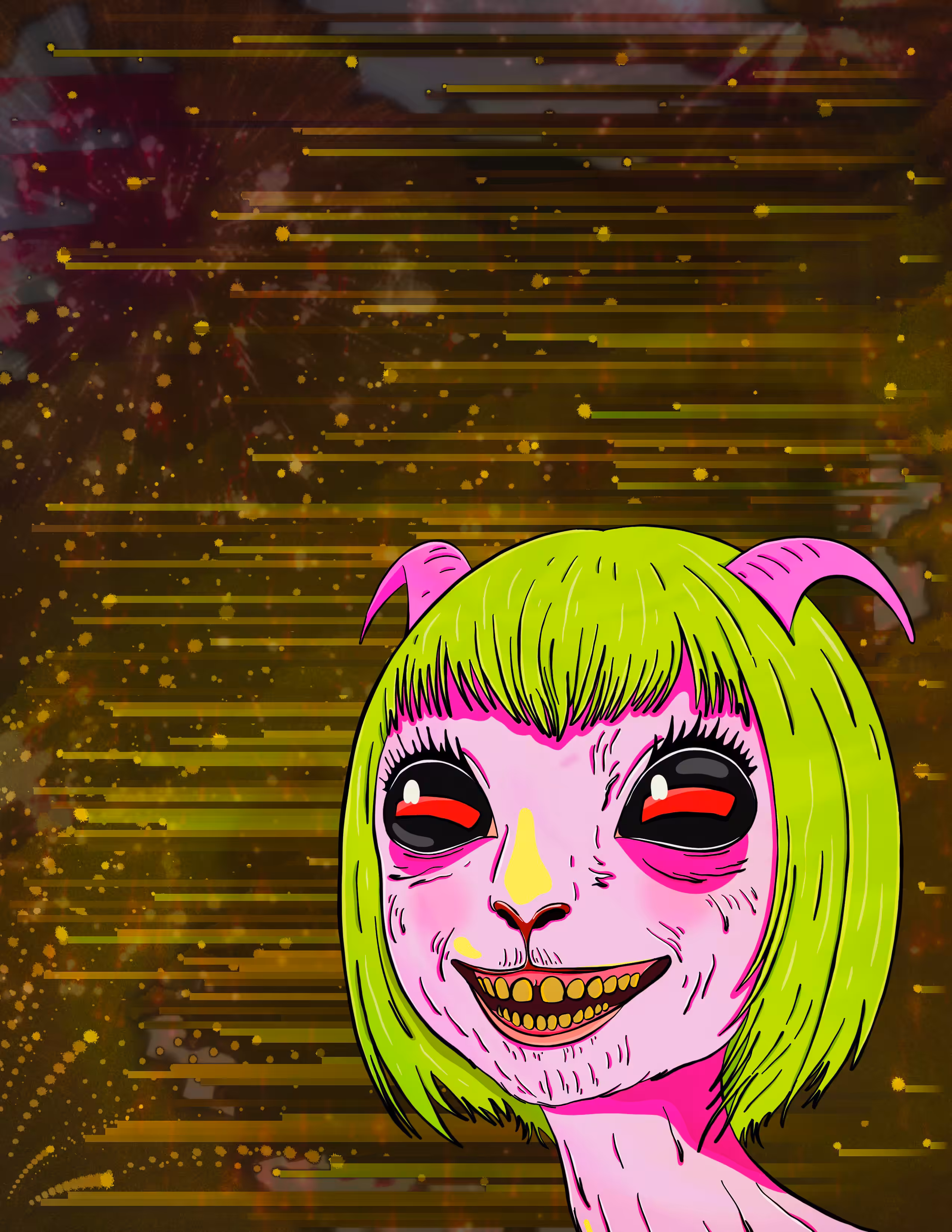 baby, I fell in love with the earthlings on TV