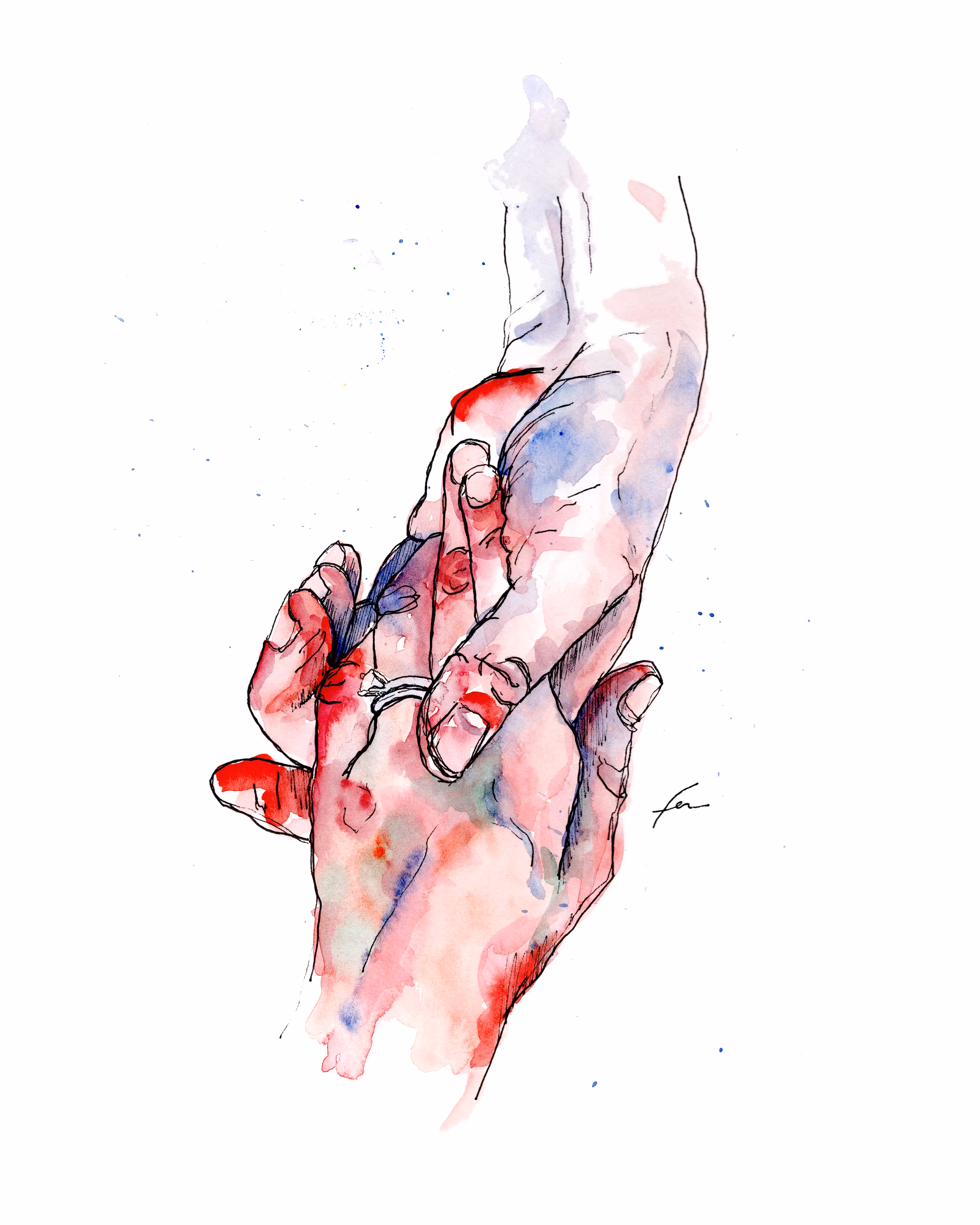 Holding Hands - Study #2