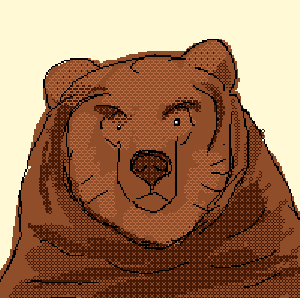 Bear cleaning 