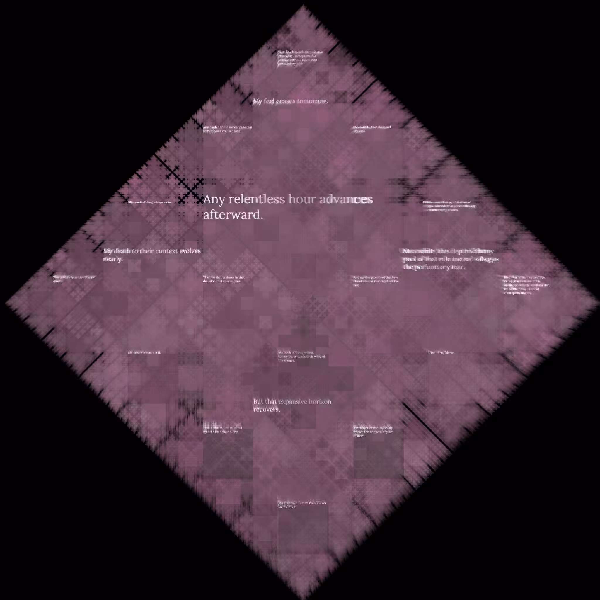 Diamond Fractal Fire #129