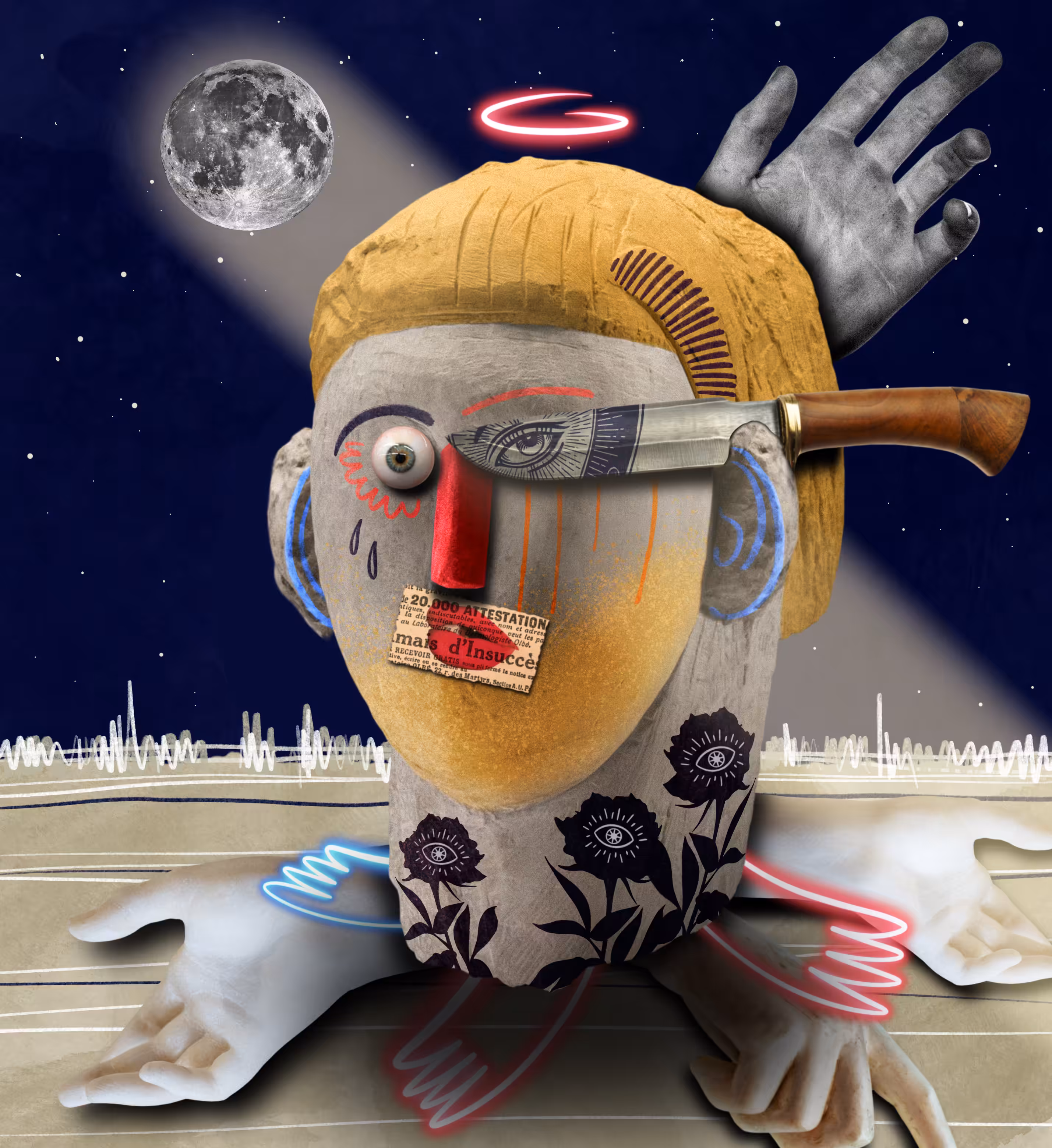 #001 Moonlight Humanoid