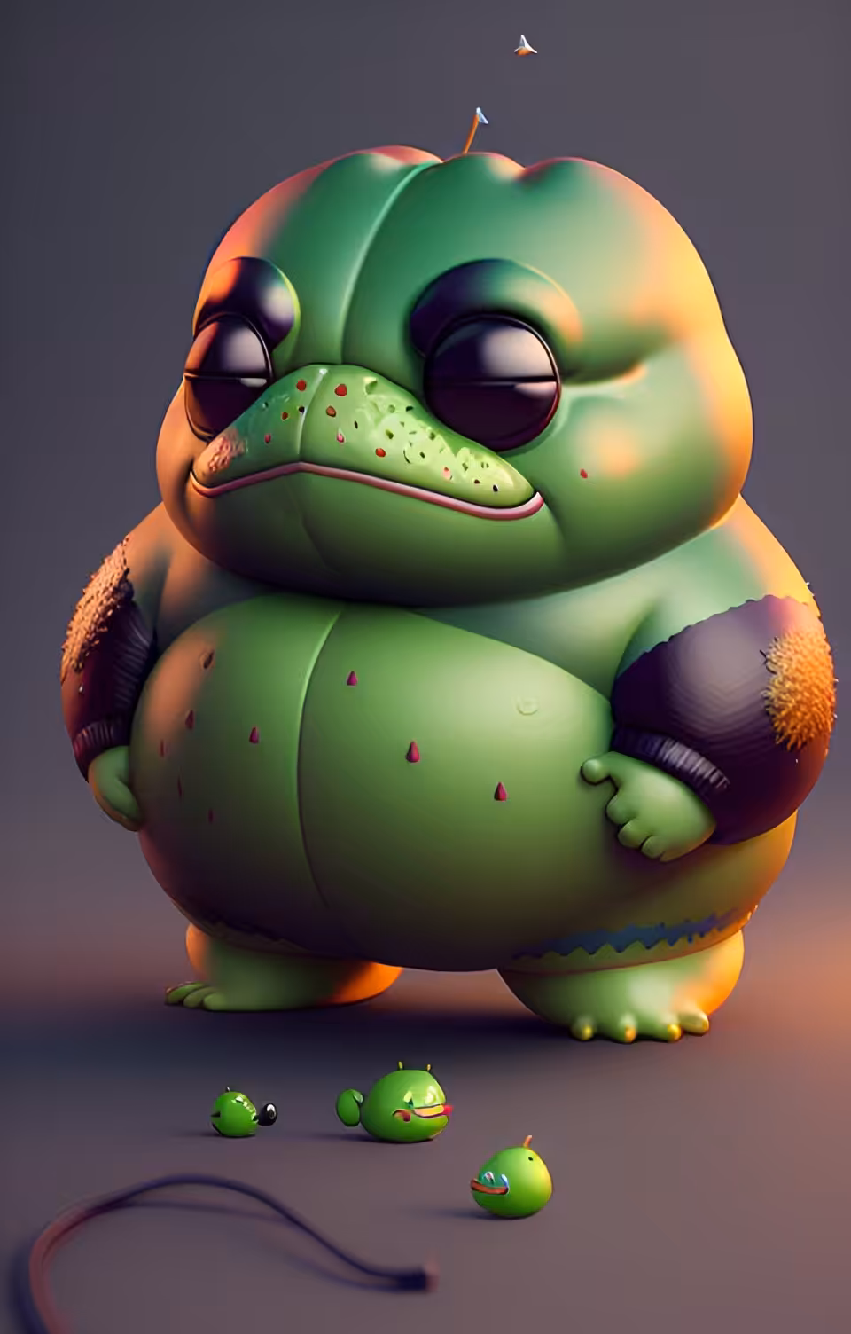 Crowned Pepe: 3D PEPE
