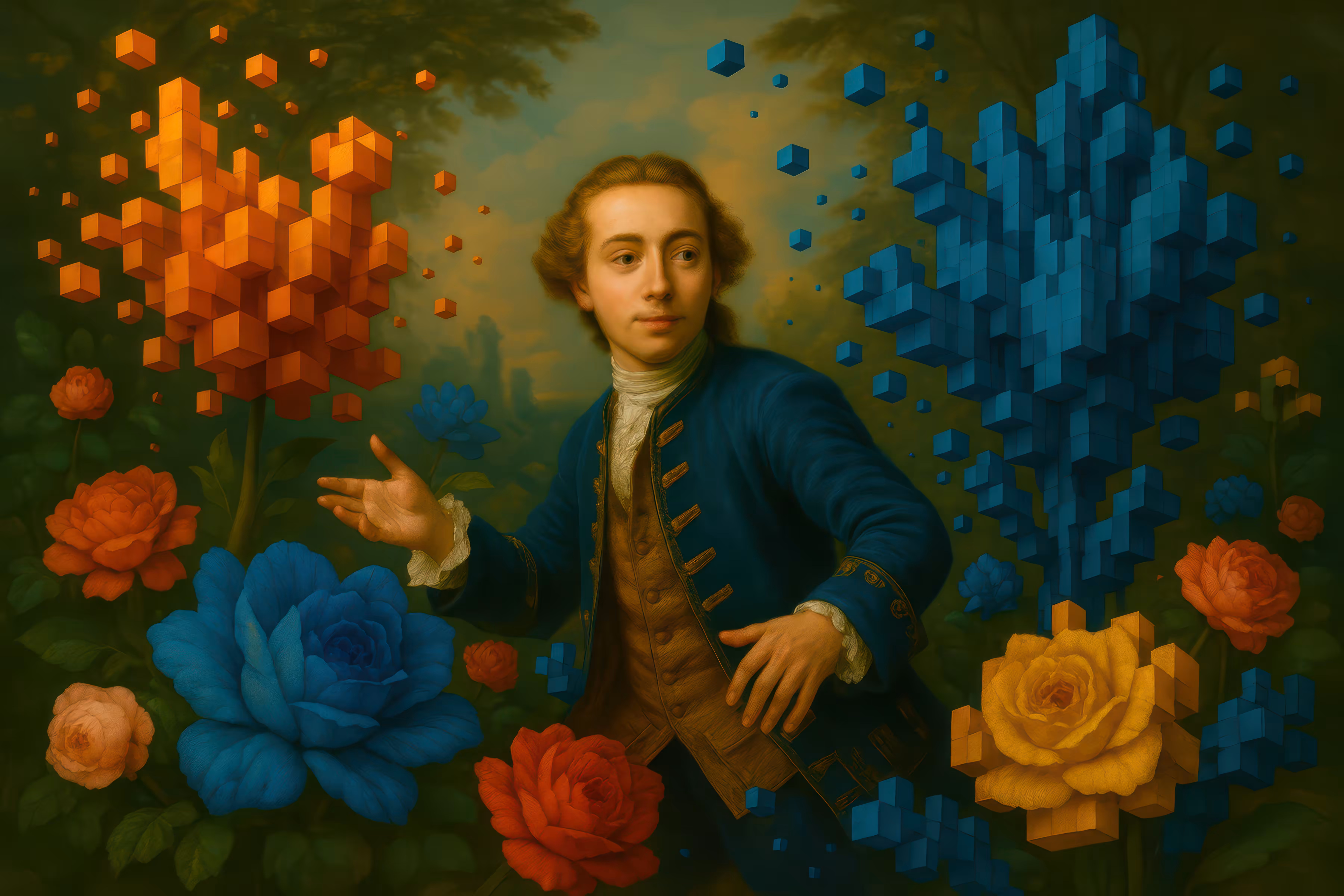 'Pixelated Updates': Barcode Blooms