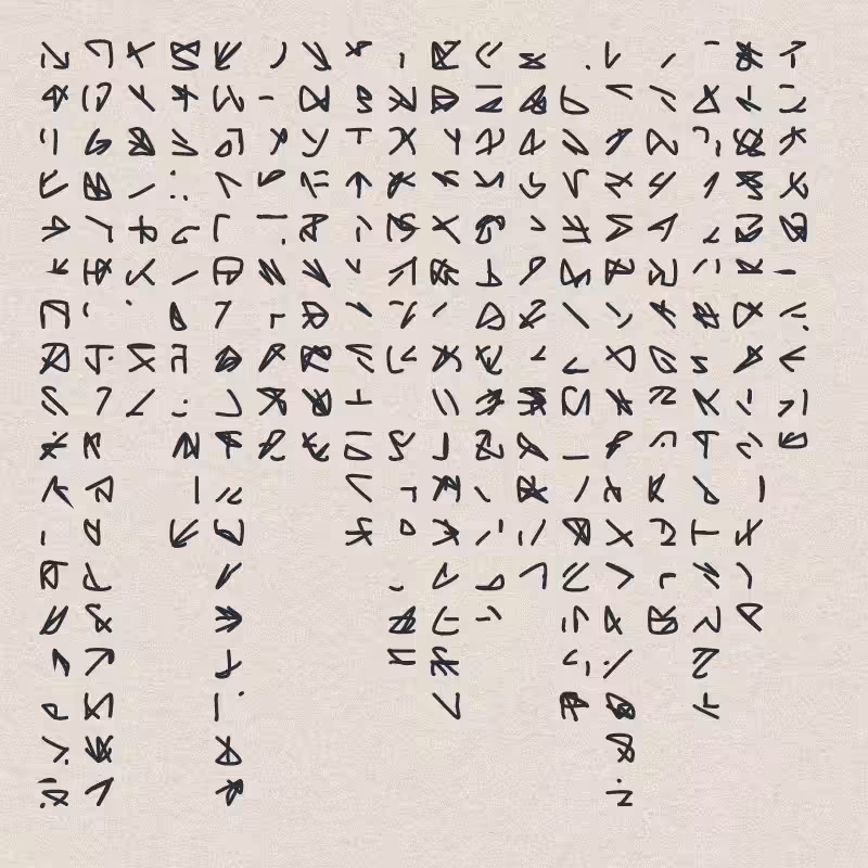 Asemic writing #15