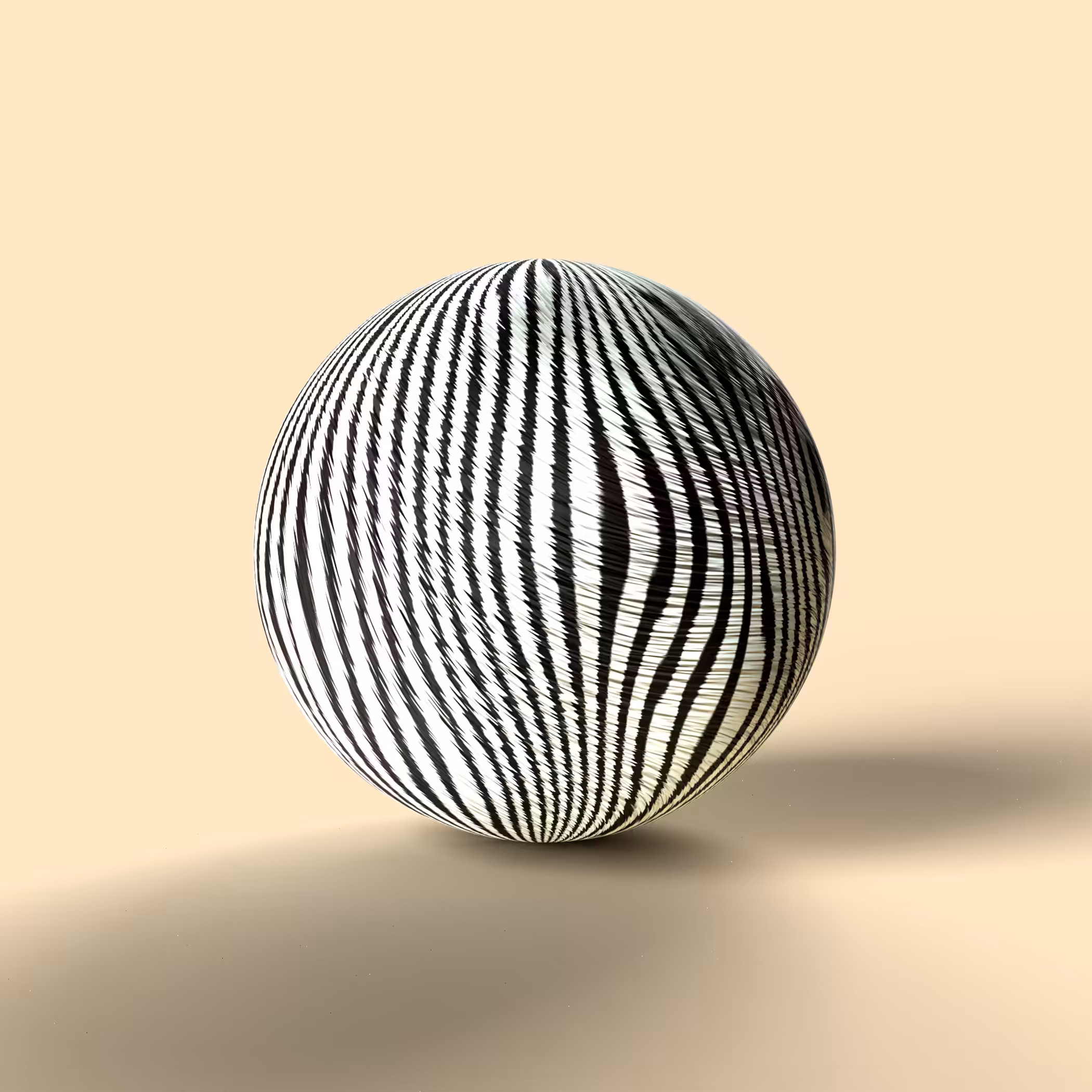 Zebra sphere