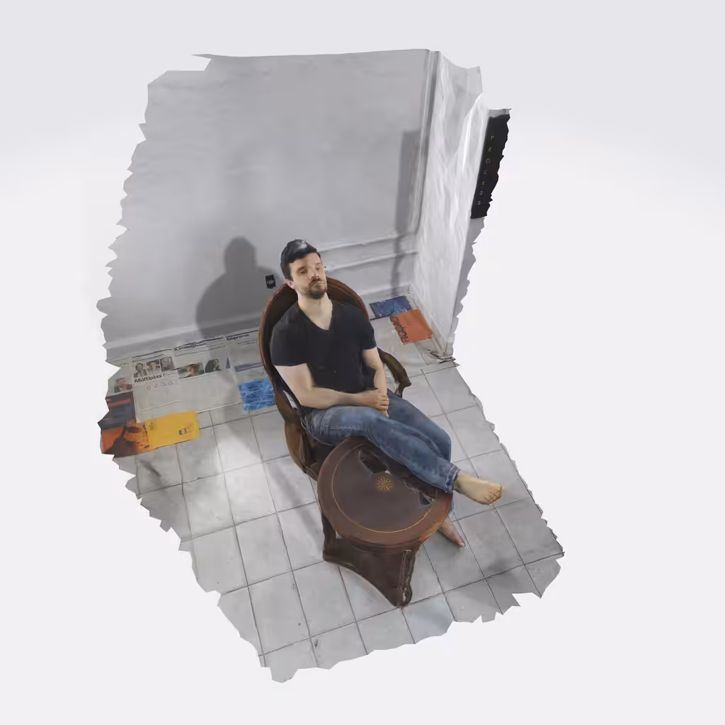 Man and His Process (Self-Portrait)