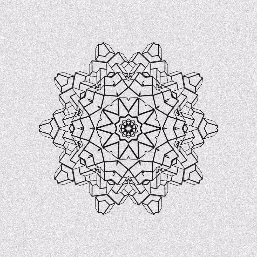 Monochrome Kaleido #234
