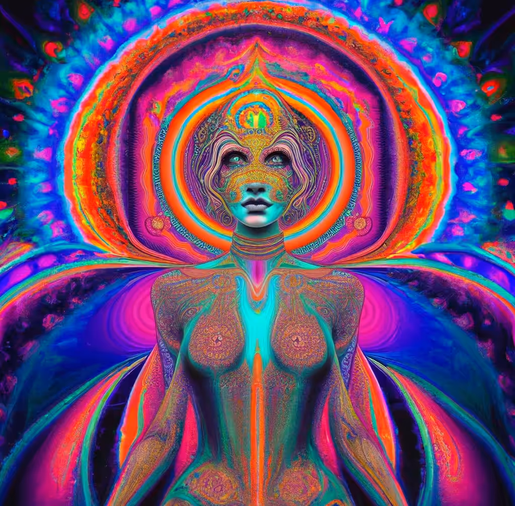 NFT Poet: Psychedelic Goddess