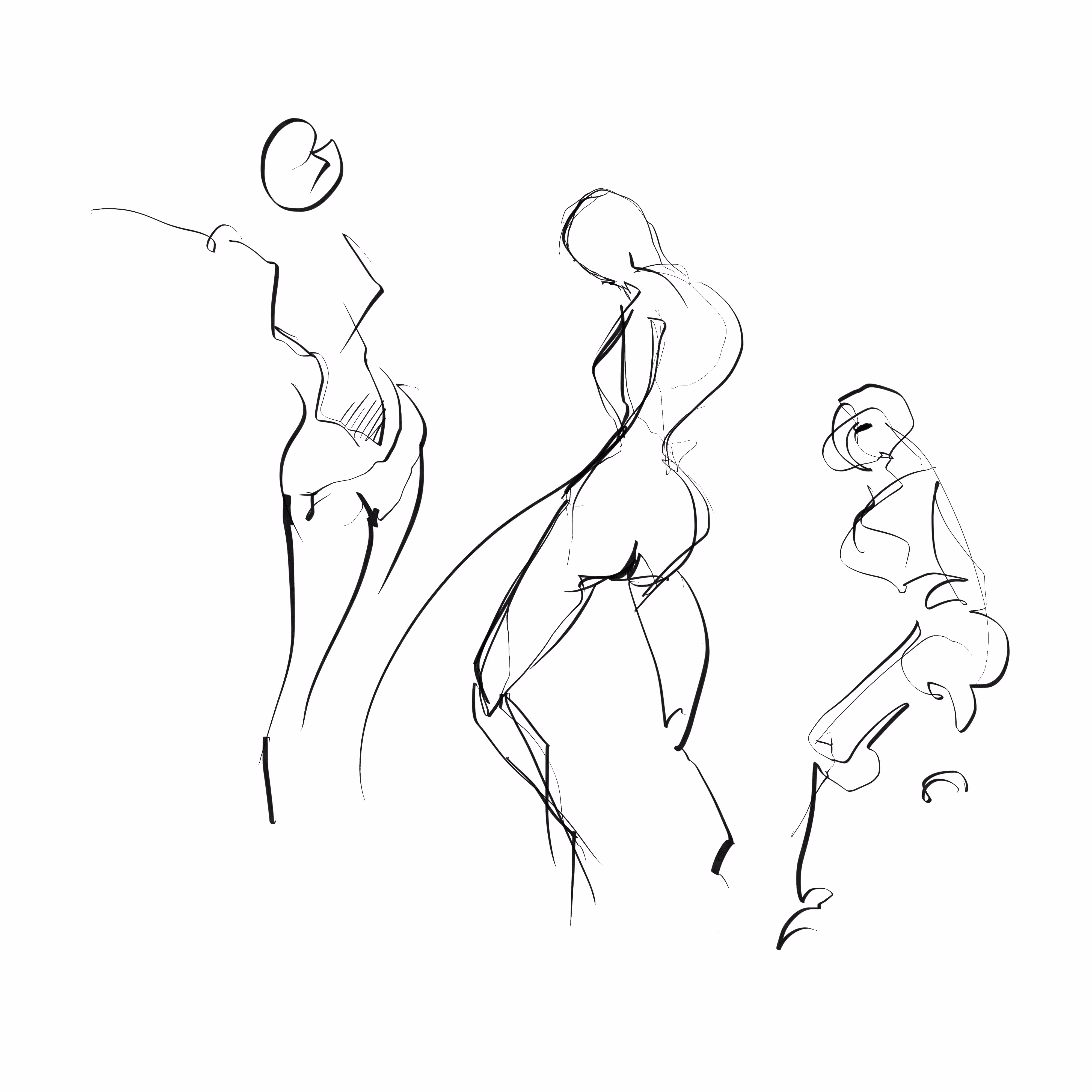 one two three