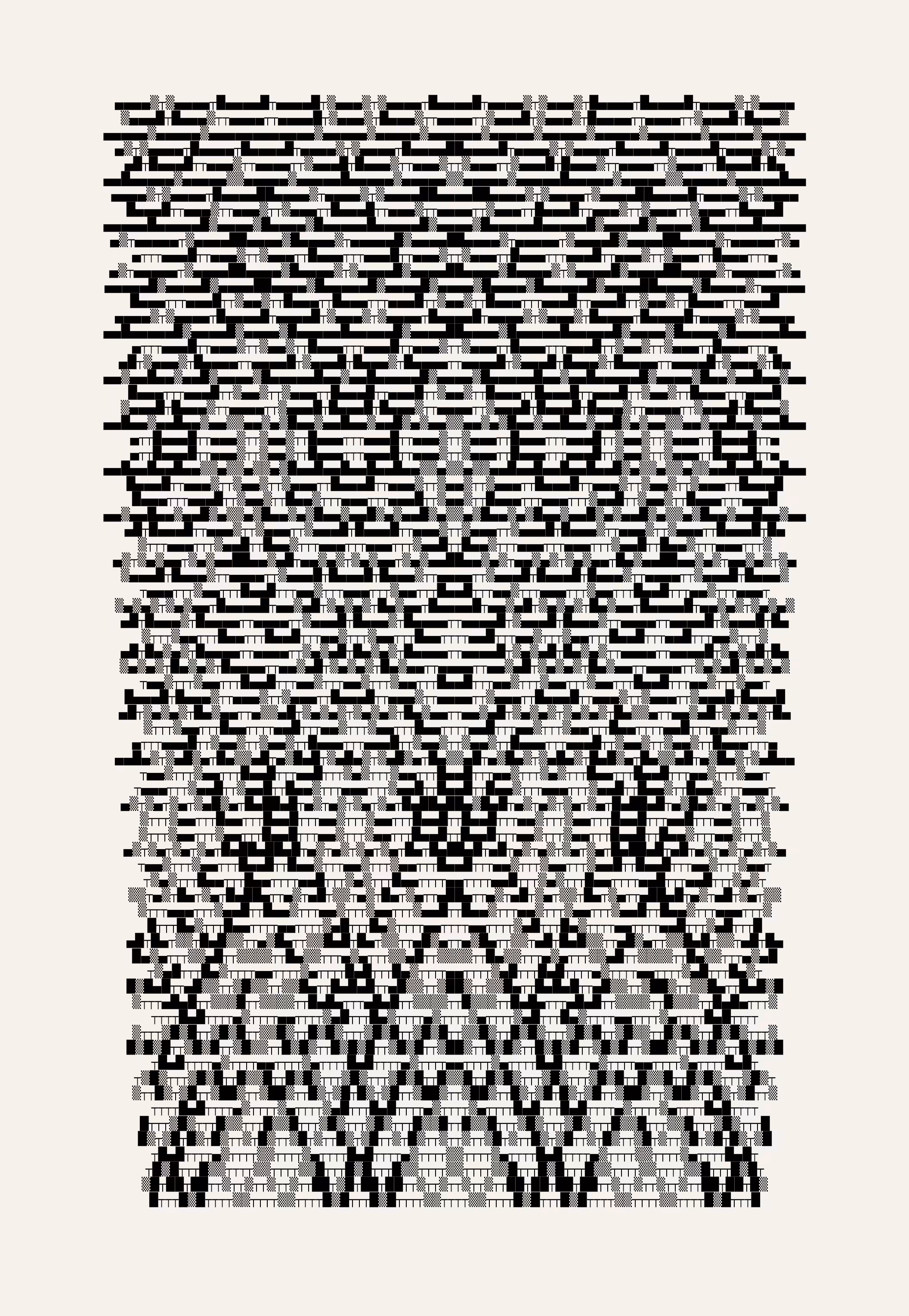 Rodeo posts: ▄█┬▒ Variable-width Rorschach