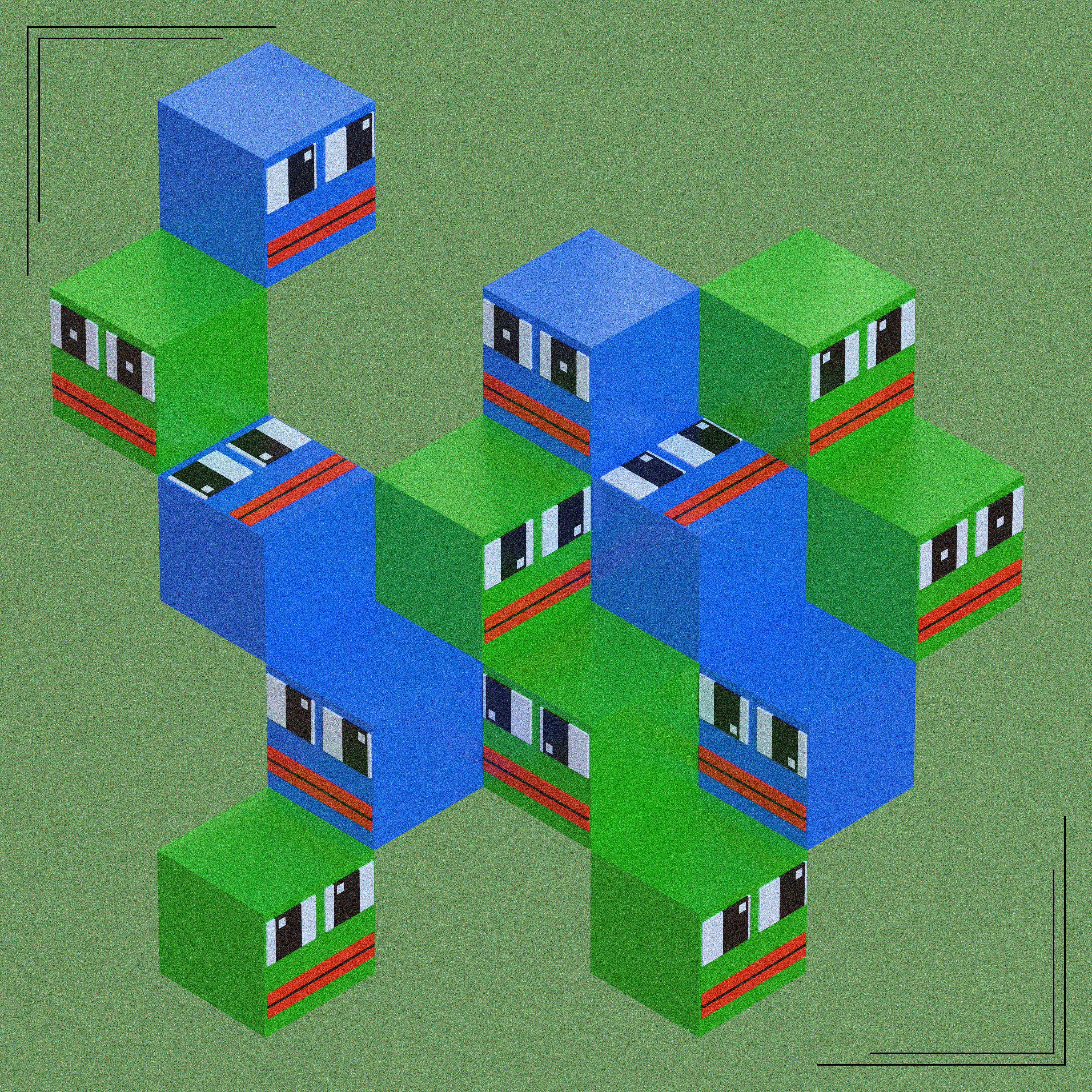 Isometric Pepe #6