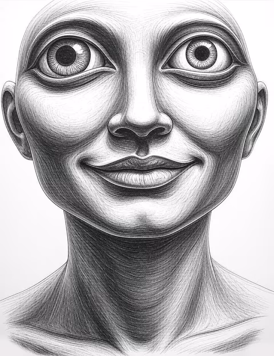 Asymmetrical Gaze