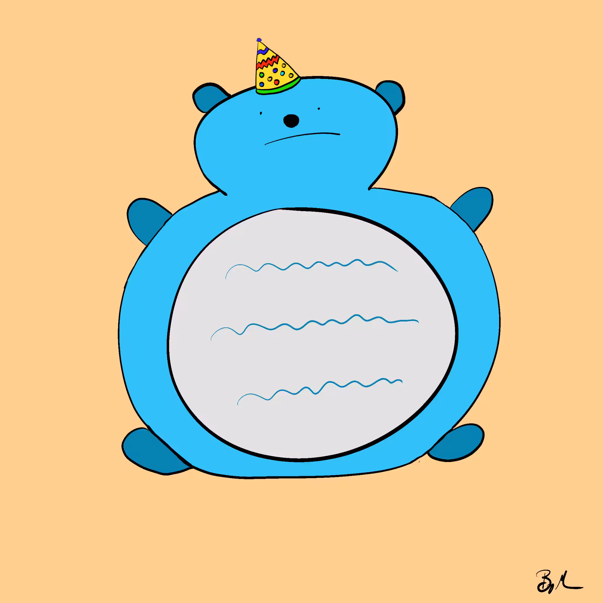 #41 Boris, the Depressed Blue Bear