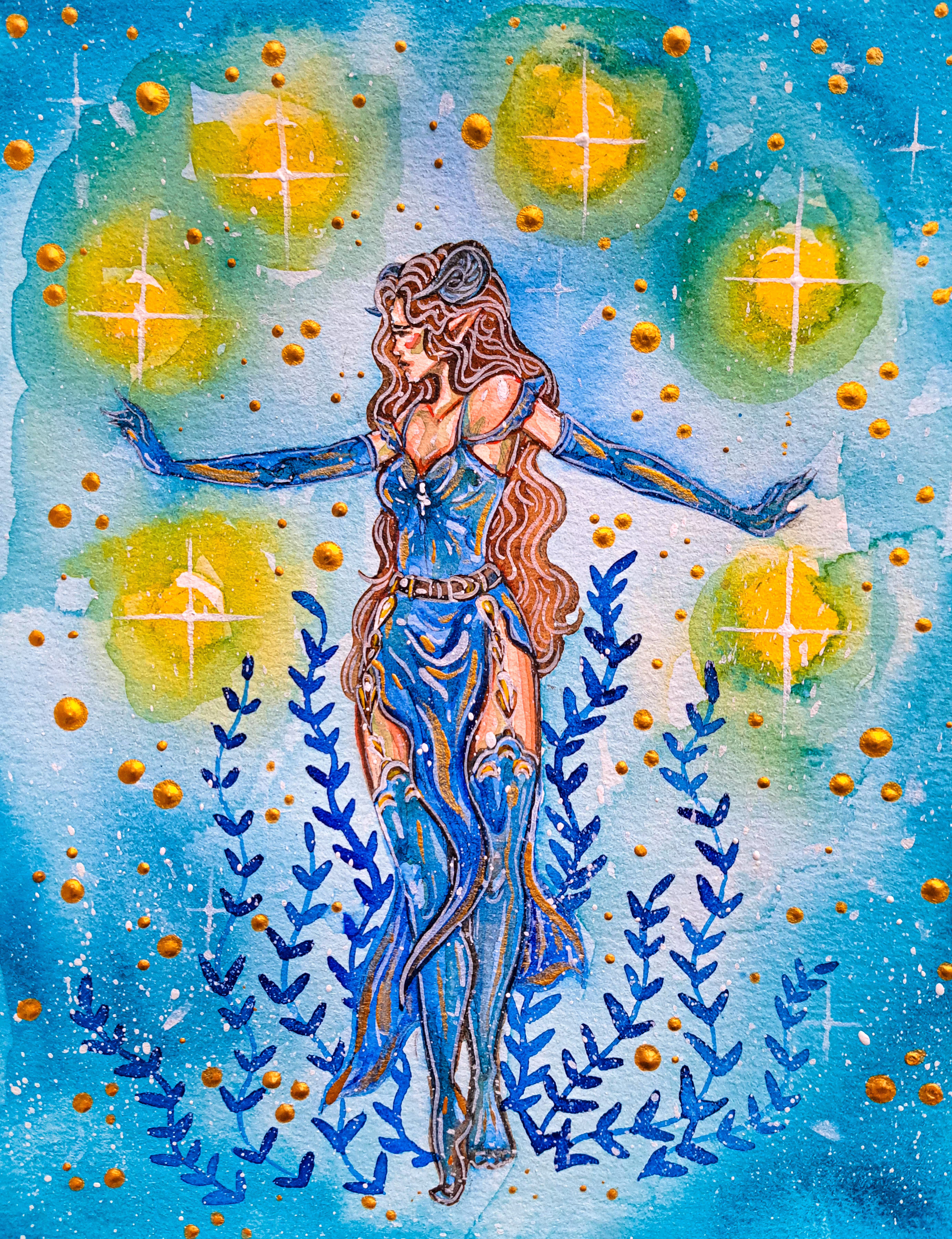 Watercolor art & portraits : «𝐌𝐚𝐝𝐞 𝐨𝐟  𝐓𝐡𝐞𝐢𝐫 𝐄𝐜𝐡𝐨𝐞𝐬»