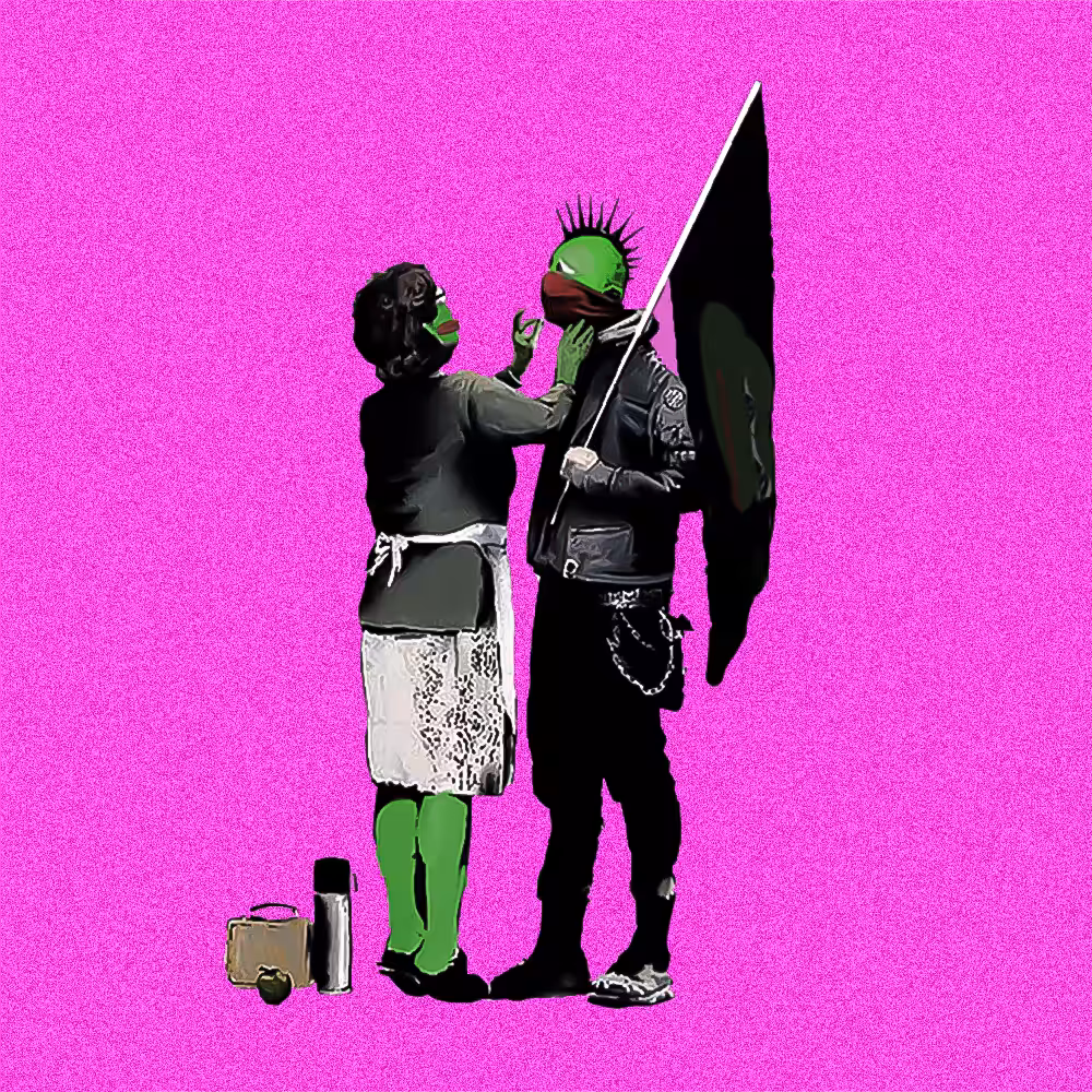 BANKSY PEPE MUM