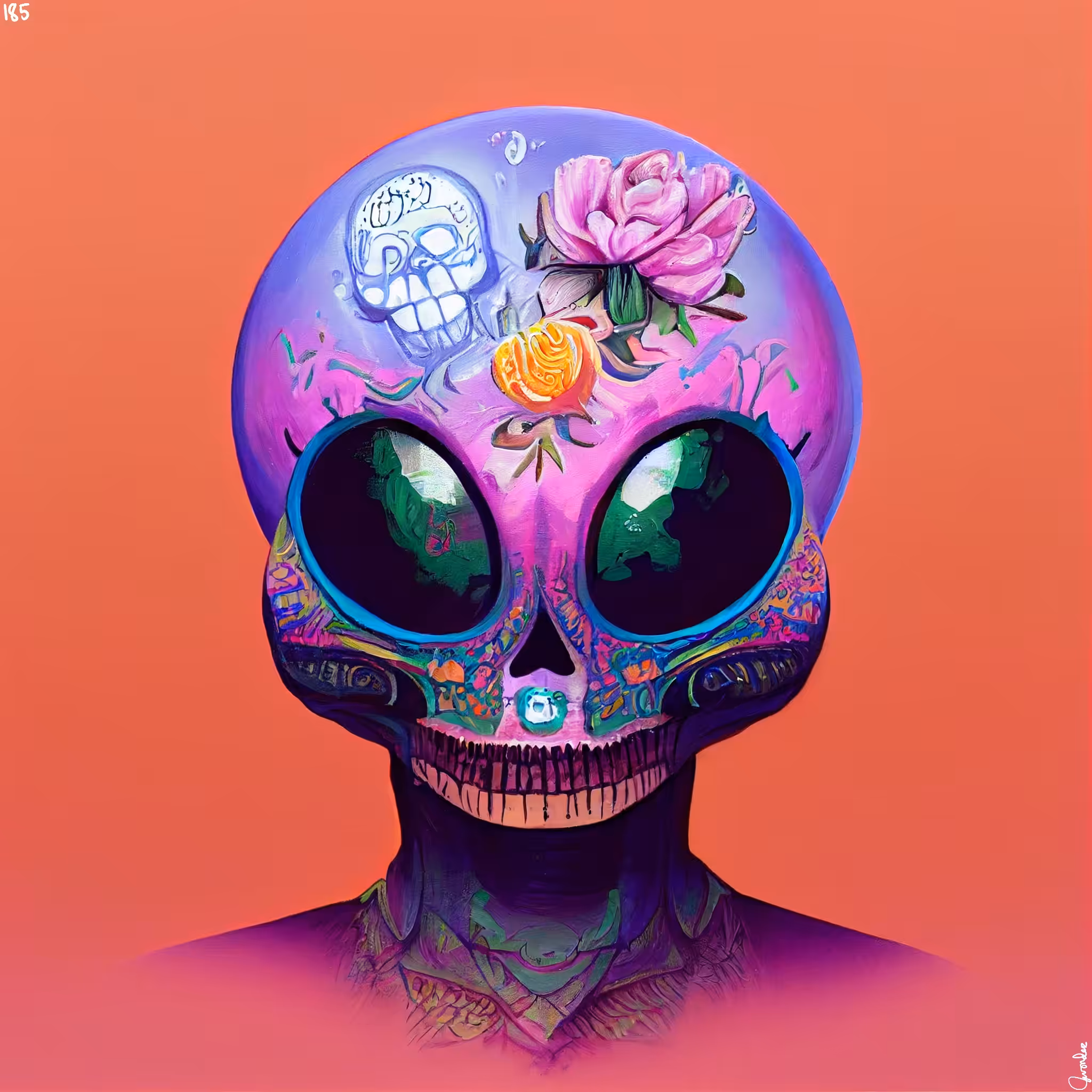 sugar skull #185