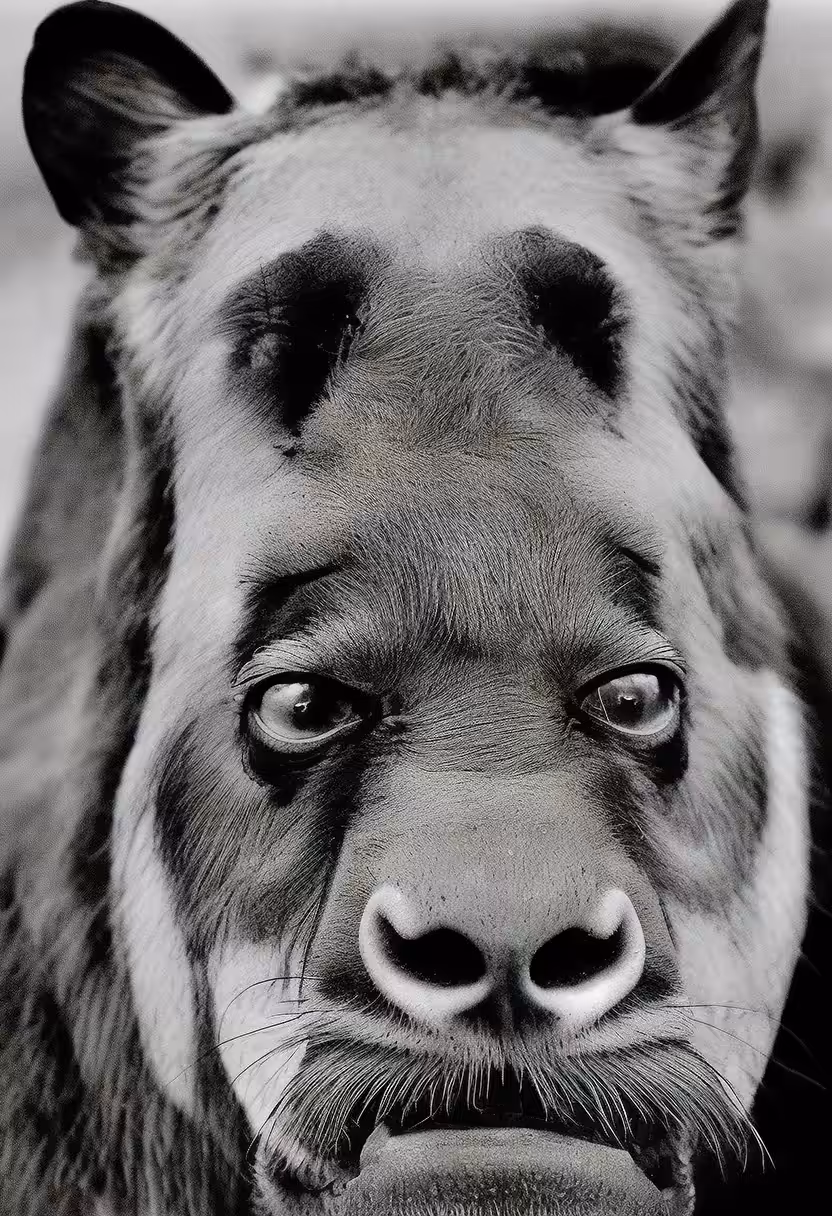 The Chinese Unicorn: Image Generated by Borges + Guerrero's Spanish Text